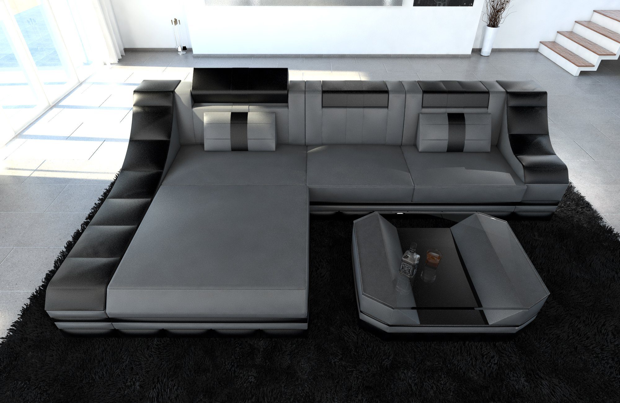 Sofa Dreams Ecksofa Ledercouch Sofa Leder günstig online kaufen
