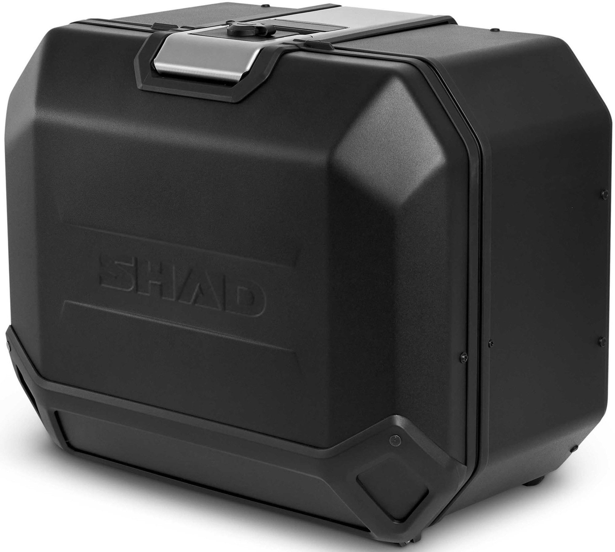 SHAD Handgepäck-Topcase TR47L Terra Black Edition Seitenkoffer, kratzfest