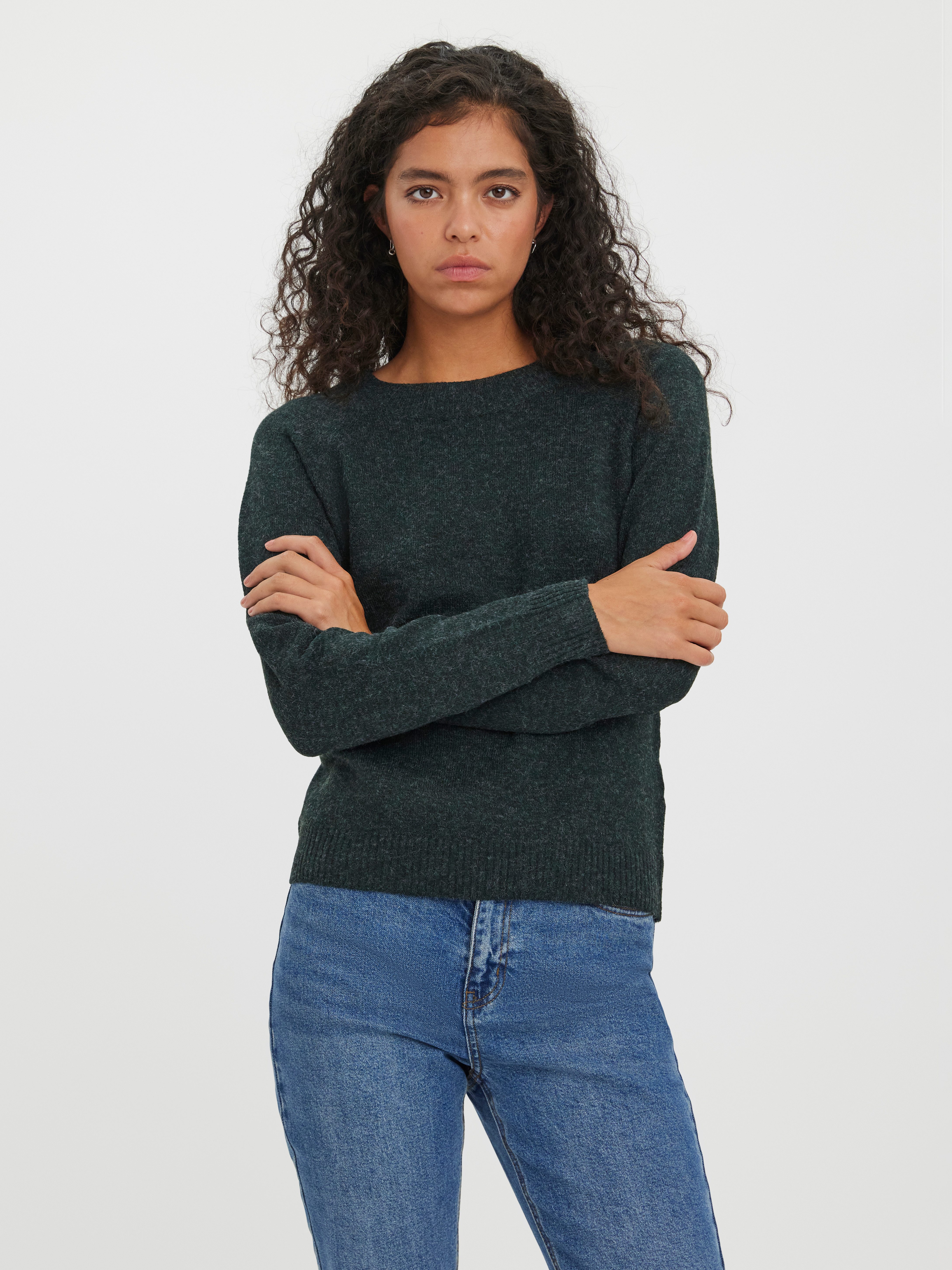 Vero Moda Rundhalspullover VMDOFFY LS O-NECK günstig online kaufen