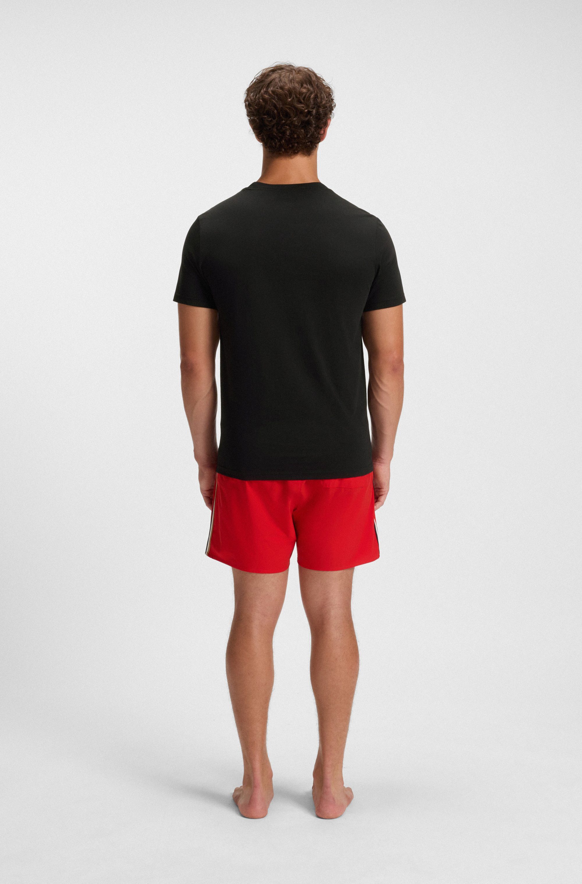 BOSS Strandshirt T-Shirt RN mit UV Schutz (SPF 50), Swimwear – Bild 5 von 5