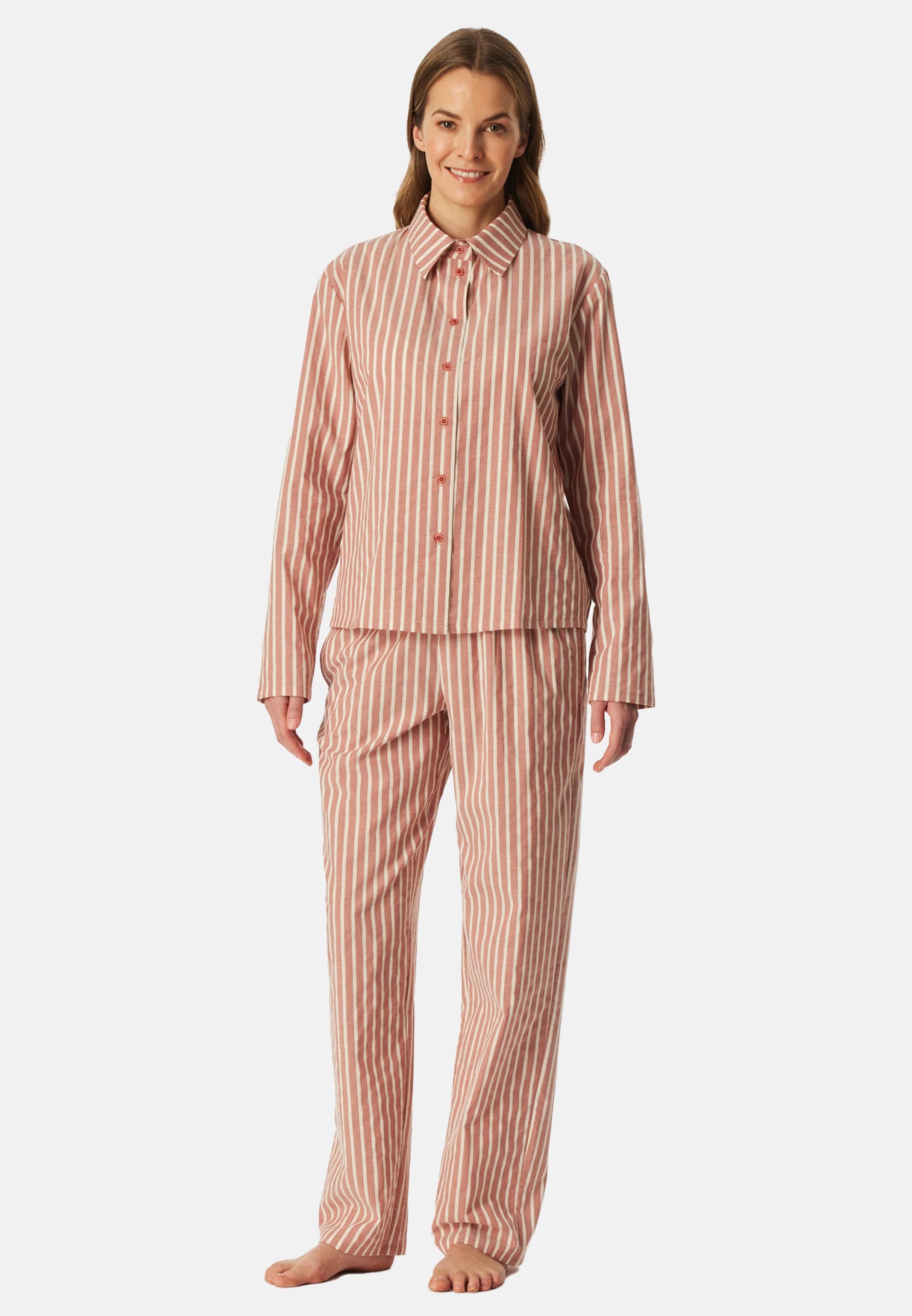 Schiesser Pyjama Selected Premium (Set, 2 tlg) Schlafanzug - Baumwolle - Atmungsaktiv - Weiches, edles Material