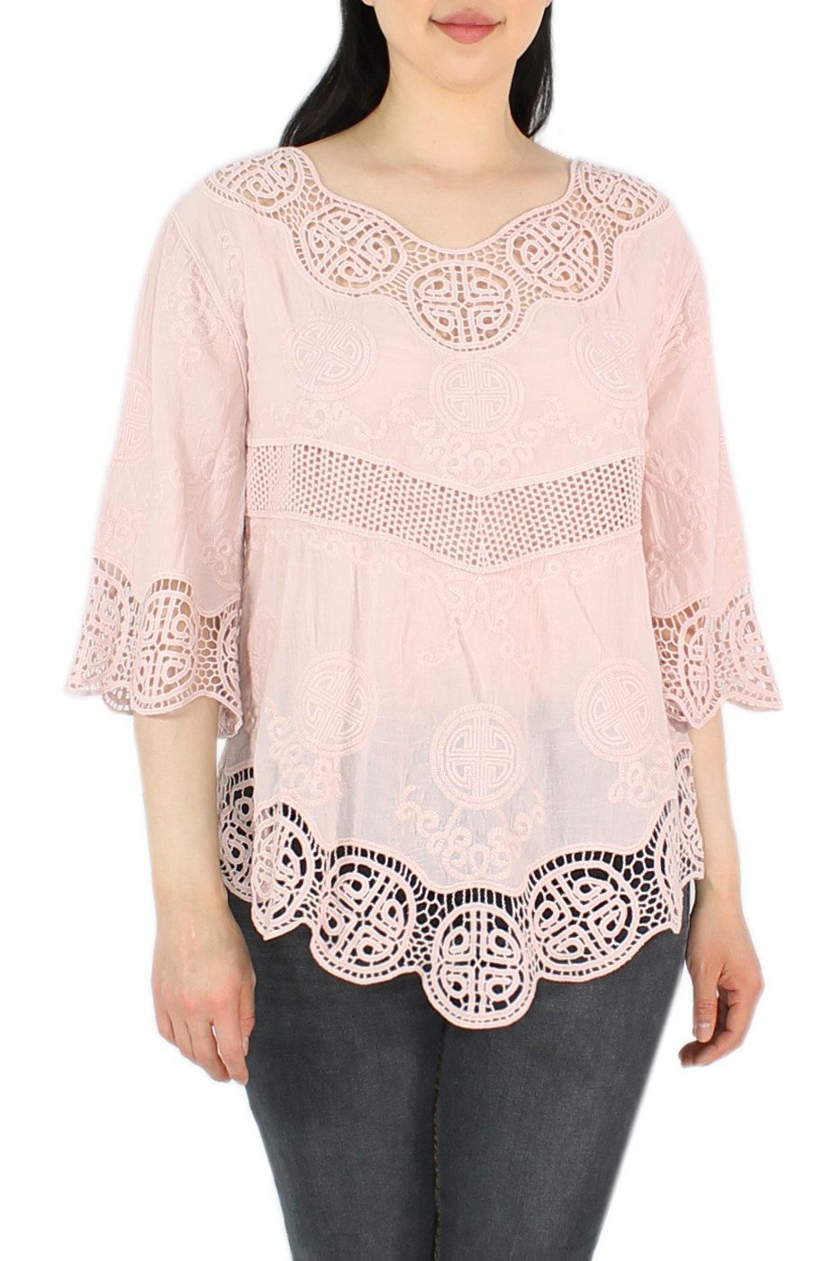 dy_mode Tunika Damen Tunika 3/4 Arm günstig online kaufen
