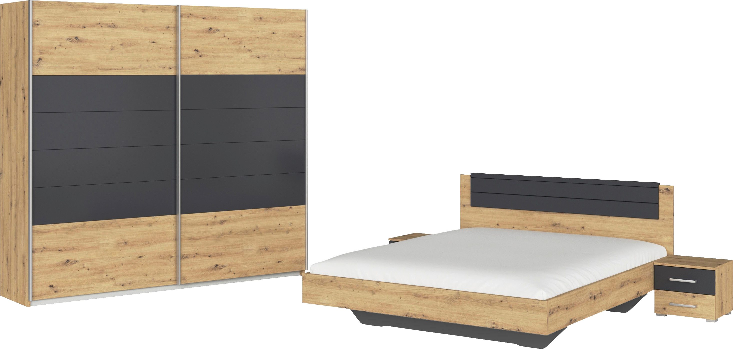 rauch Schlafzimmer-Set Komplettschlafzimmer Schlafzimmer BARCELONA mit günstig online kaufen