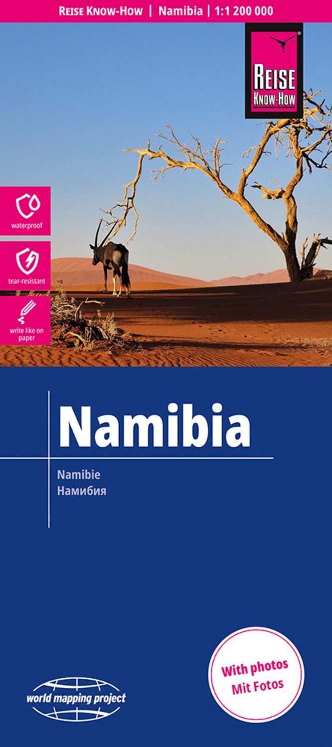 Reise Know-How Landkarte Namibia (1:1.200.000) / diverse