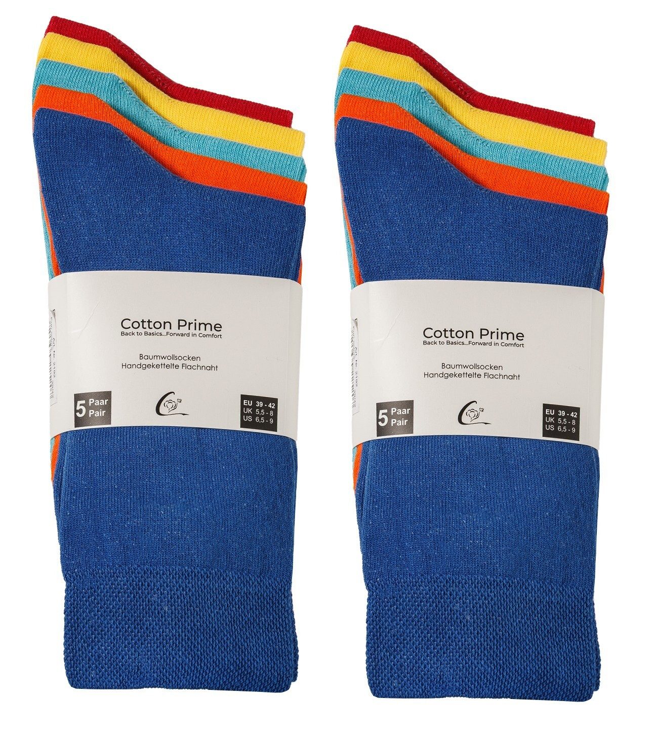 Cotton Prime® Socken Baumwollsocken - Back to Basic (10-Paar) in angenehmer günstig online kaufen