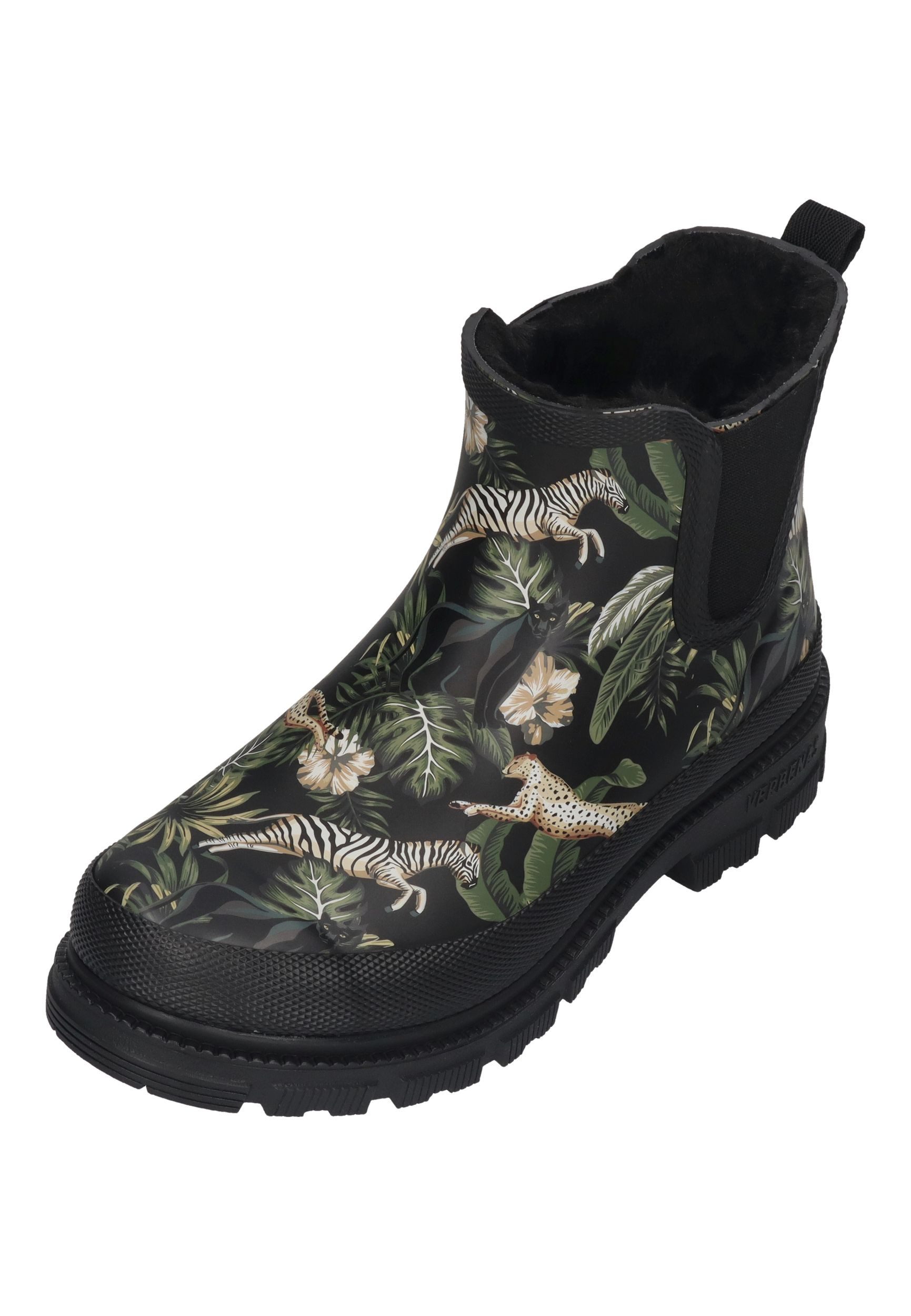 VERBENAS LUA FUR SMOOTH SELVA Gummistiefel Black