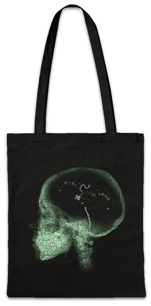 Beuteltasche Gamer Brain Stofftasche Geek Nerd Fun Informatiker Informatik Computer