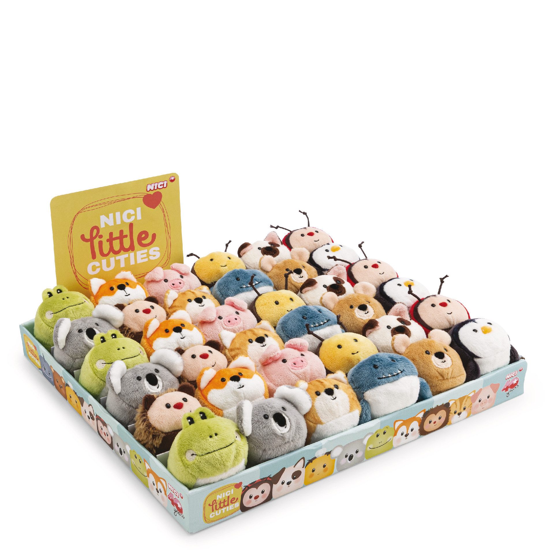 Nici Plüschfigur Nici 63430 Sortiment Kuscheltier NICI little CUTIES 8cm 12
