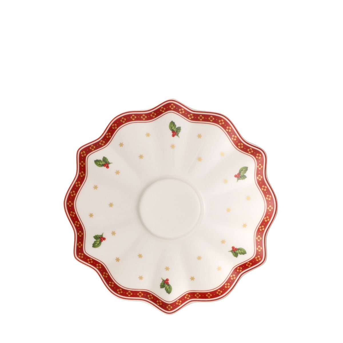 Villeroy & Boch Untertasse Toy's Delight Weihnachtsgeschirr, 17 cm