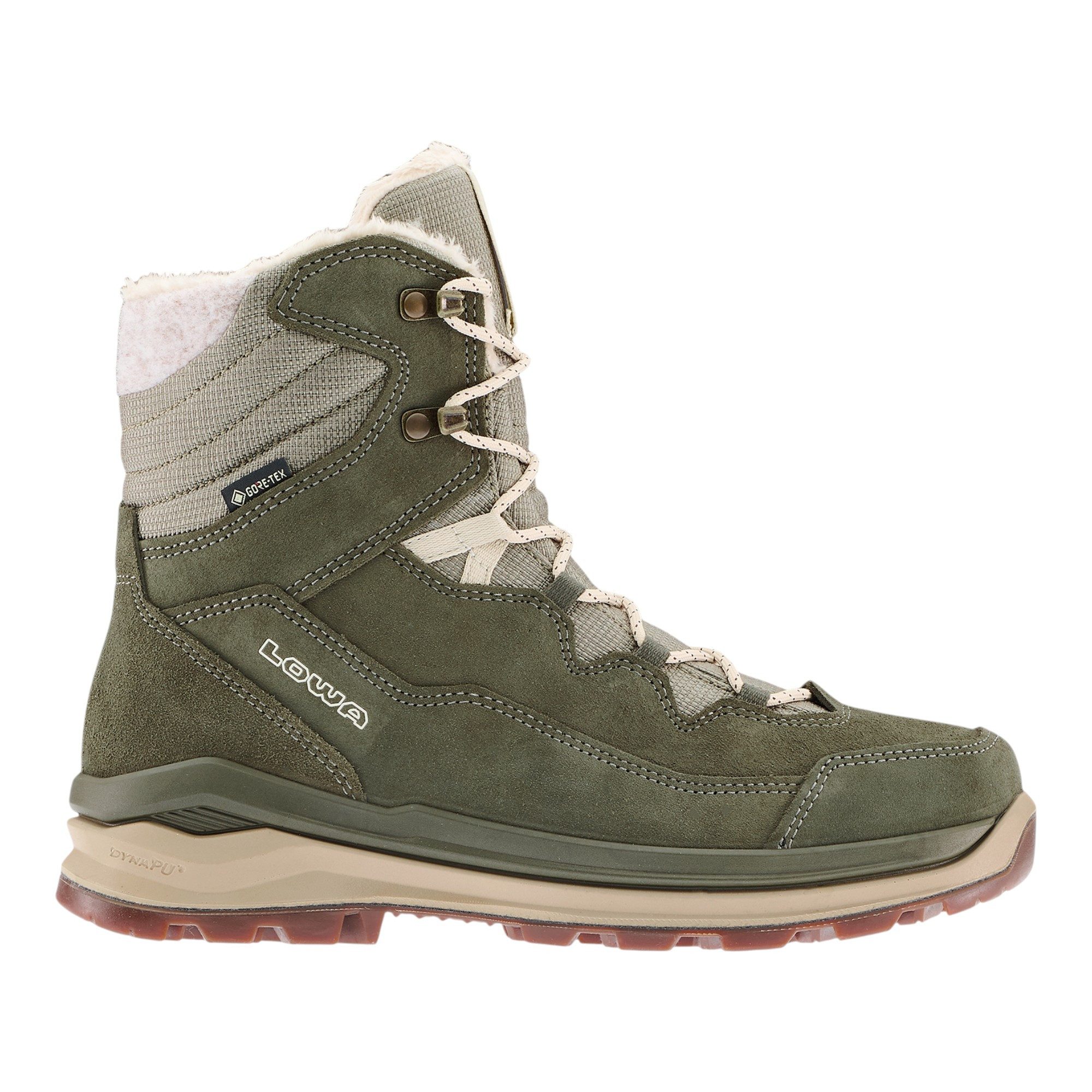 Lowa Ottawa Evo GTX (Veloursleder/Textil, wasserdicht) olivegrün/sagegrün Winterstiefel