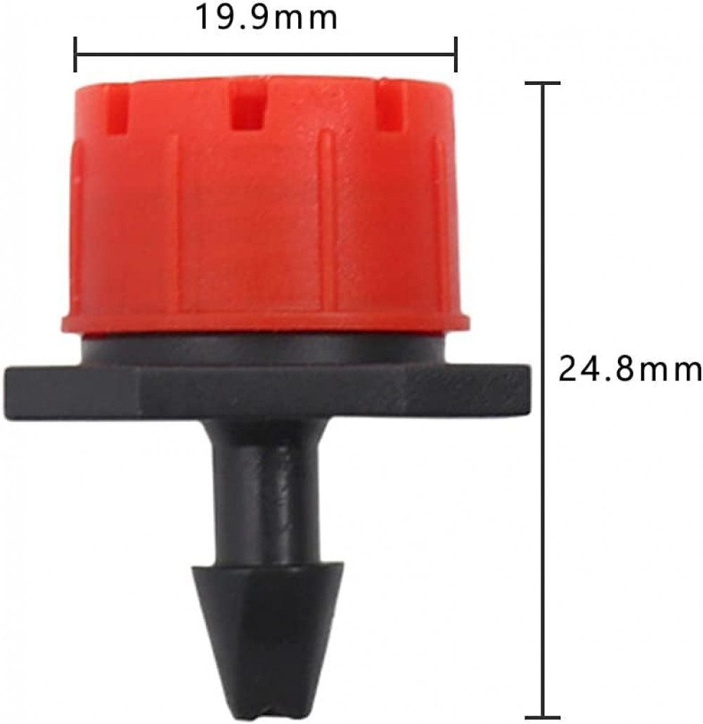 FELIXLEO Bewässerungssystem 200 Stücke Einstellbare Bewässerung Tropfer Sprinkler 8-Loch, (1-tlg)