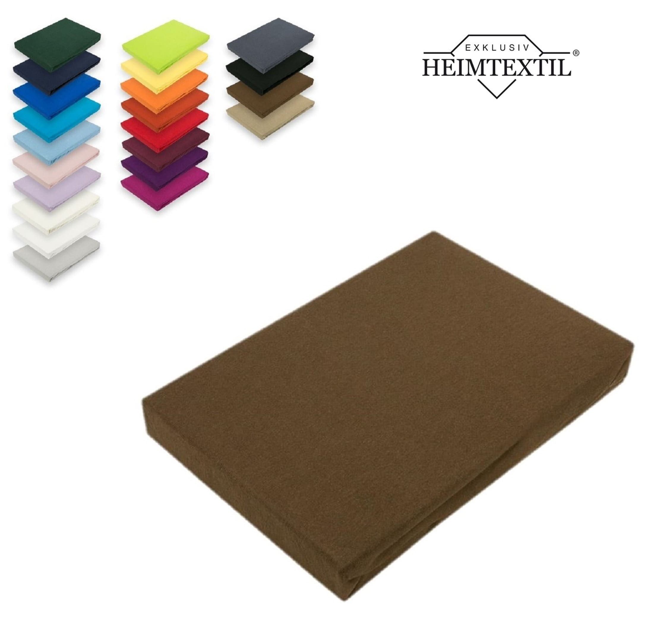 EXKLUSIV HEIMTEXTIL Spannbettlaken Marke Jersey Spannbettlaken günstig online kaufen