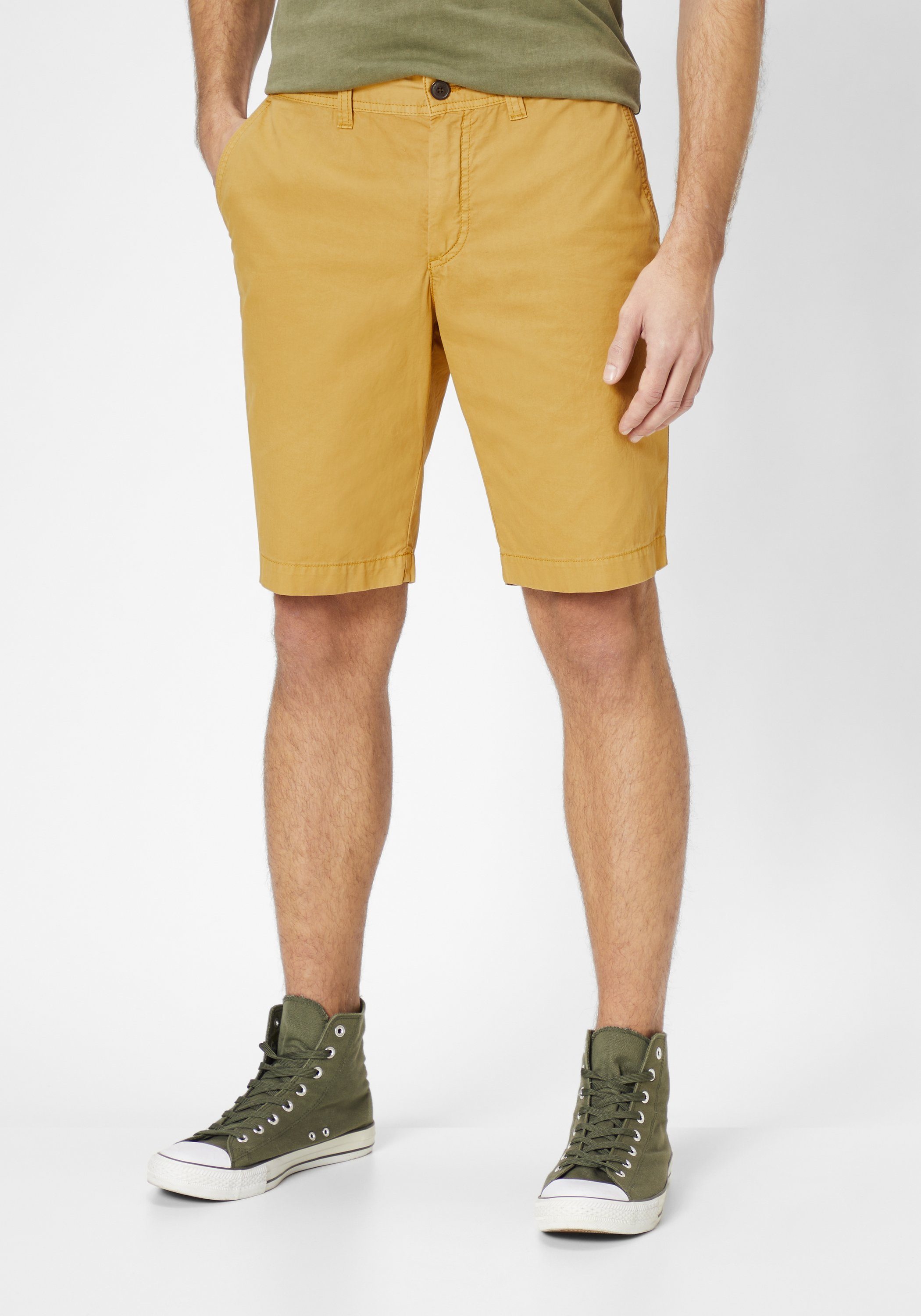 Regular-Fit CHINO ocker Shorts Paddock's Bermuda Bermudas RELAX