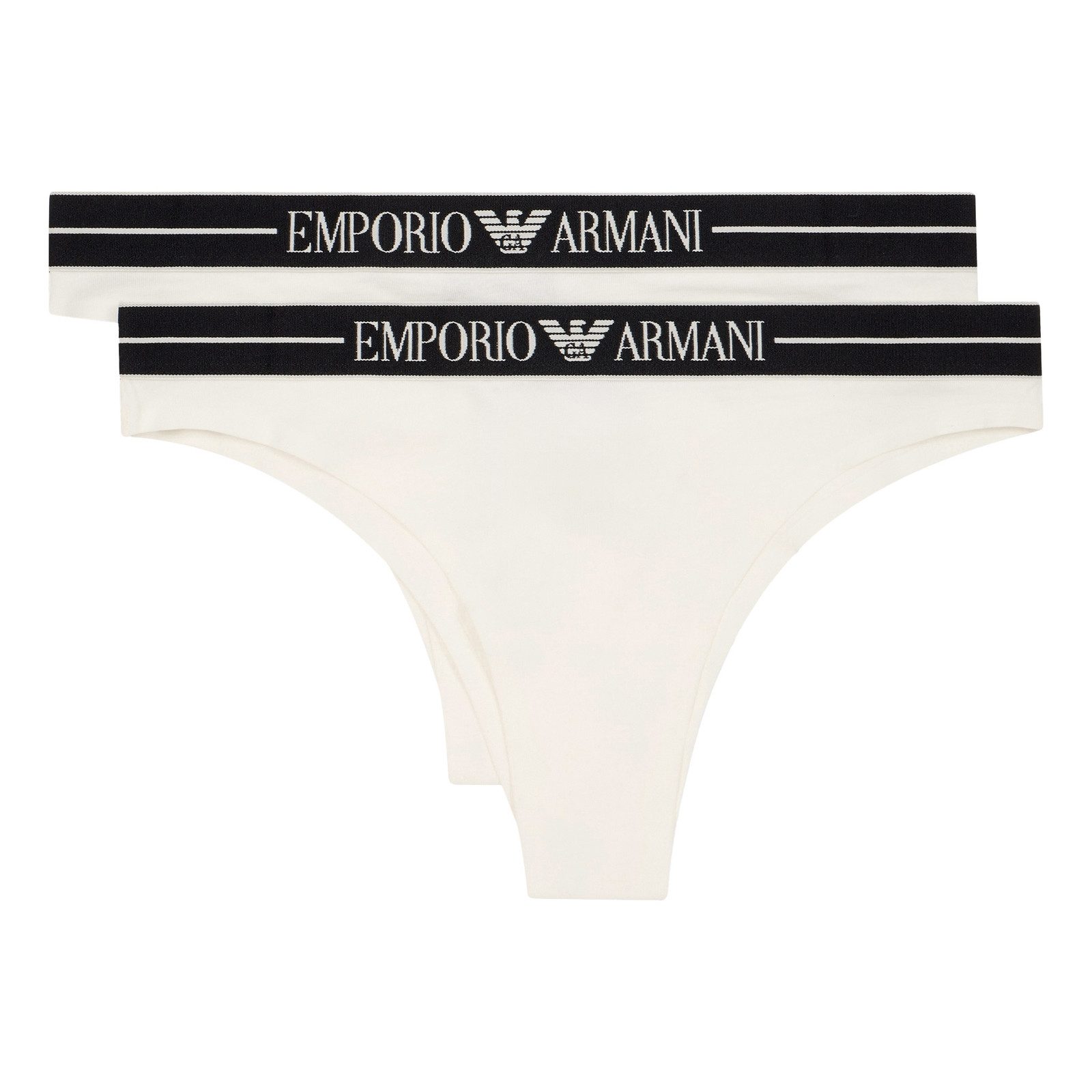 Emporio Armani Brasilslip 2er Pack Brazilian Slip (2-St) mit elastischem Logobund