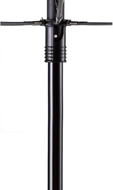 EuroSCHIRM® Taschenregenschirm teleScope handsfree, orange, zweifach ausziehbarer Schaft, handfrei tragbar