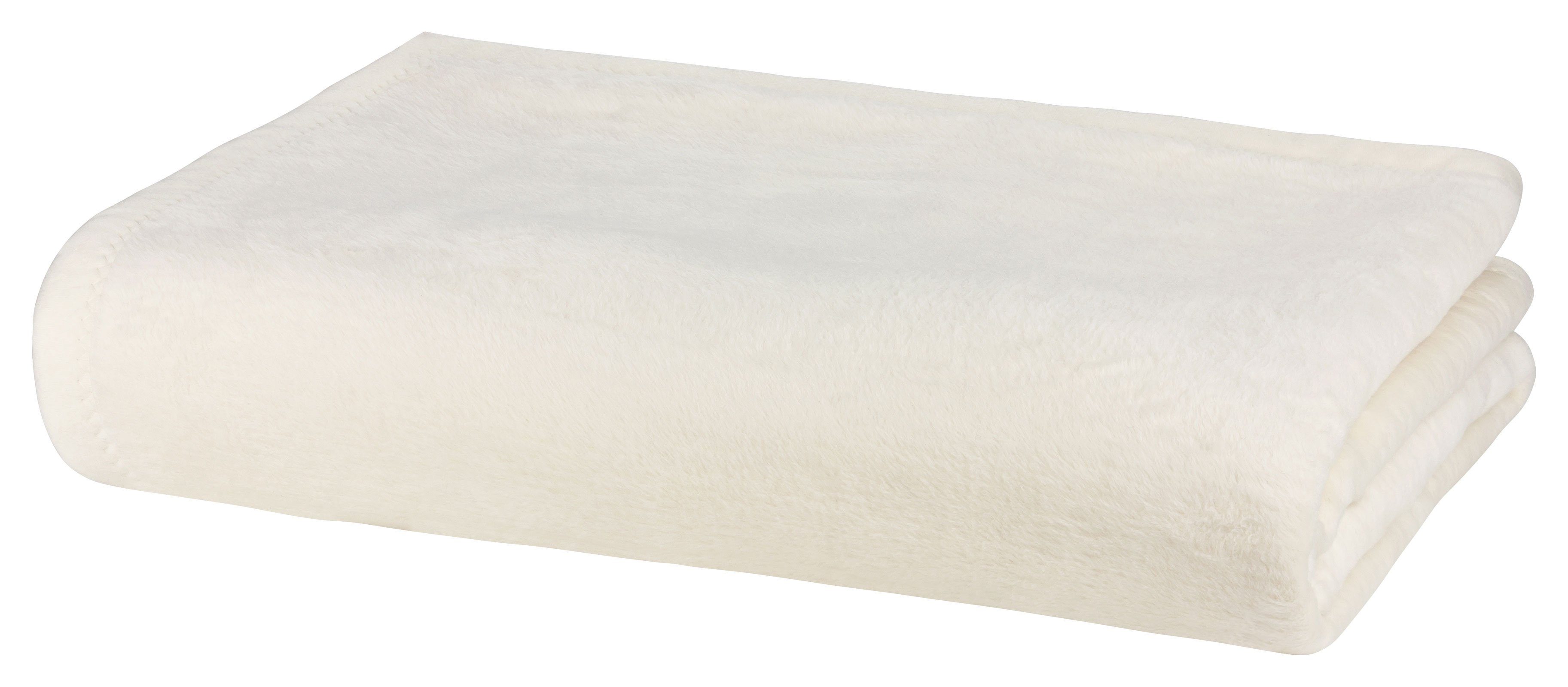 Wohndecke MOON Luxus Kuscheldecke Wolldecke 150x200/220x240, MOON Heimtextilien