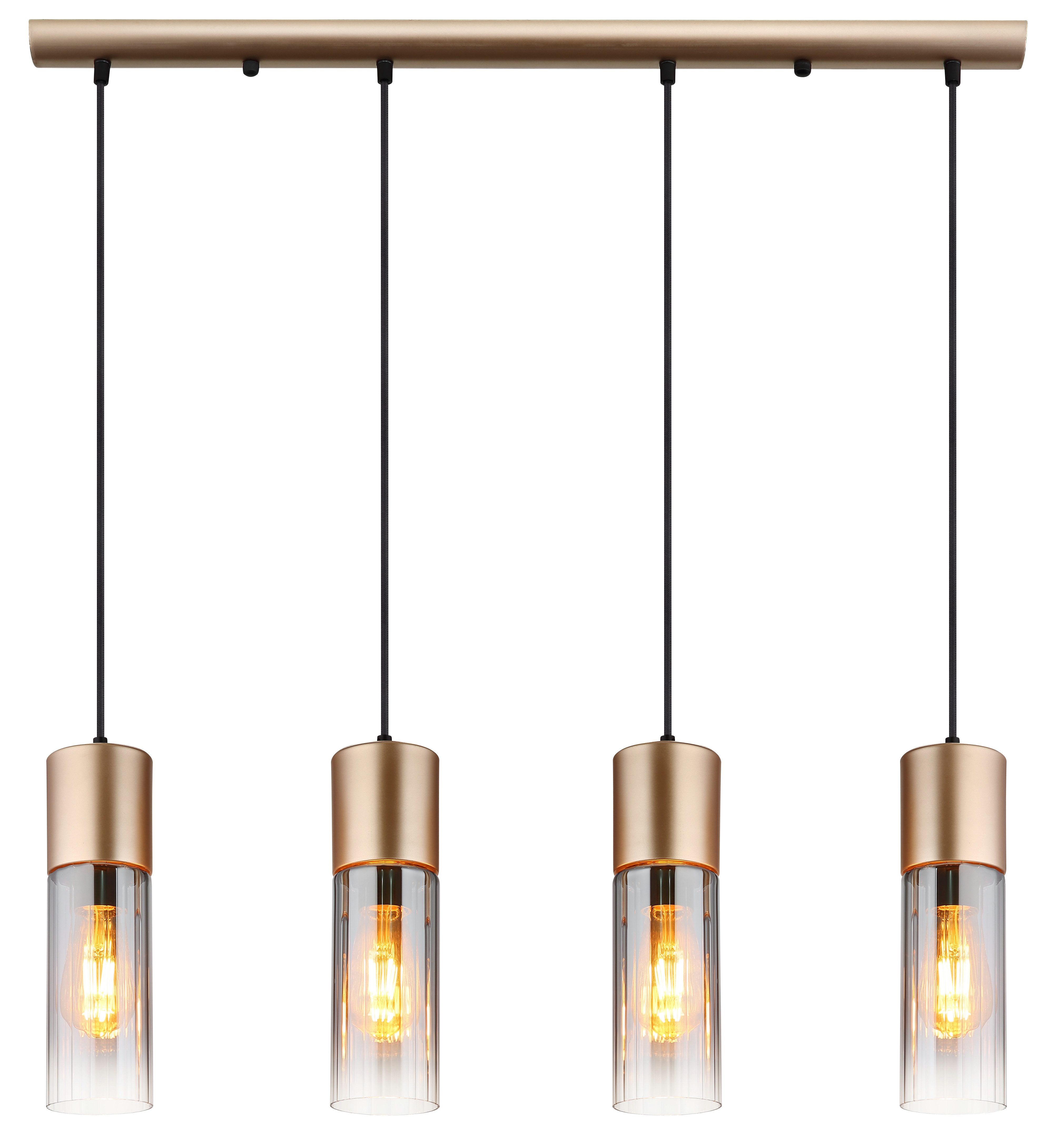 GLOBO LIGHTING Hängeleuchte ANNIKA, ohne Leuchtmittel, Hängeleuchte, Glas, E27