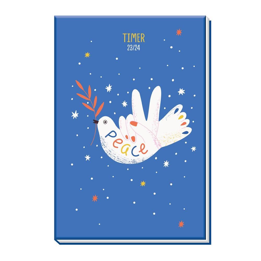 Trötsch Verlag Terminkalender Trötsch Schülerkalender Specials mit Wattierung Peace 23/24