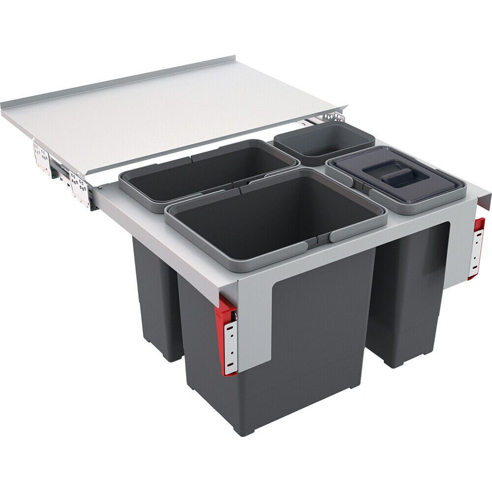 FRANKE Mülleimer Franke Maris Mülleimer Sorter 3-fach 18/12/8 Frontauszug ab 60 cm