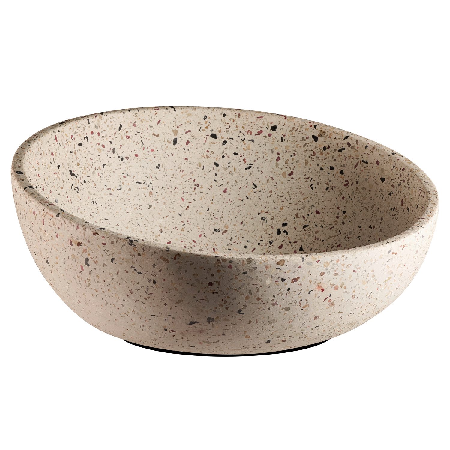 APS Schale TERRAZZO, Beton, (1-tlg), Beton, Terrazzooptik