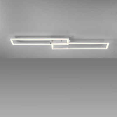 click-licht LED Deckenleuchte LED Deckenleuchte Iven in Weiß 2x18W 4150lm, keine Angabe, Leuchtmittel enthalten: Ja, fest verbaut, LED, warmweiss, Deckenlampe, Deckenbeleuchtung, Deckenlicht