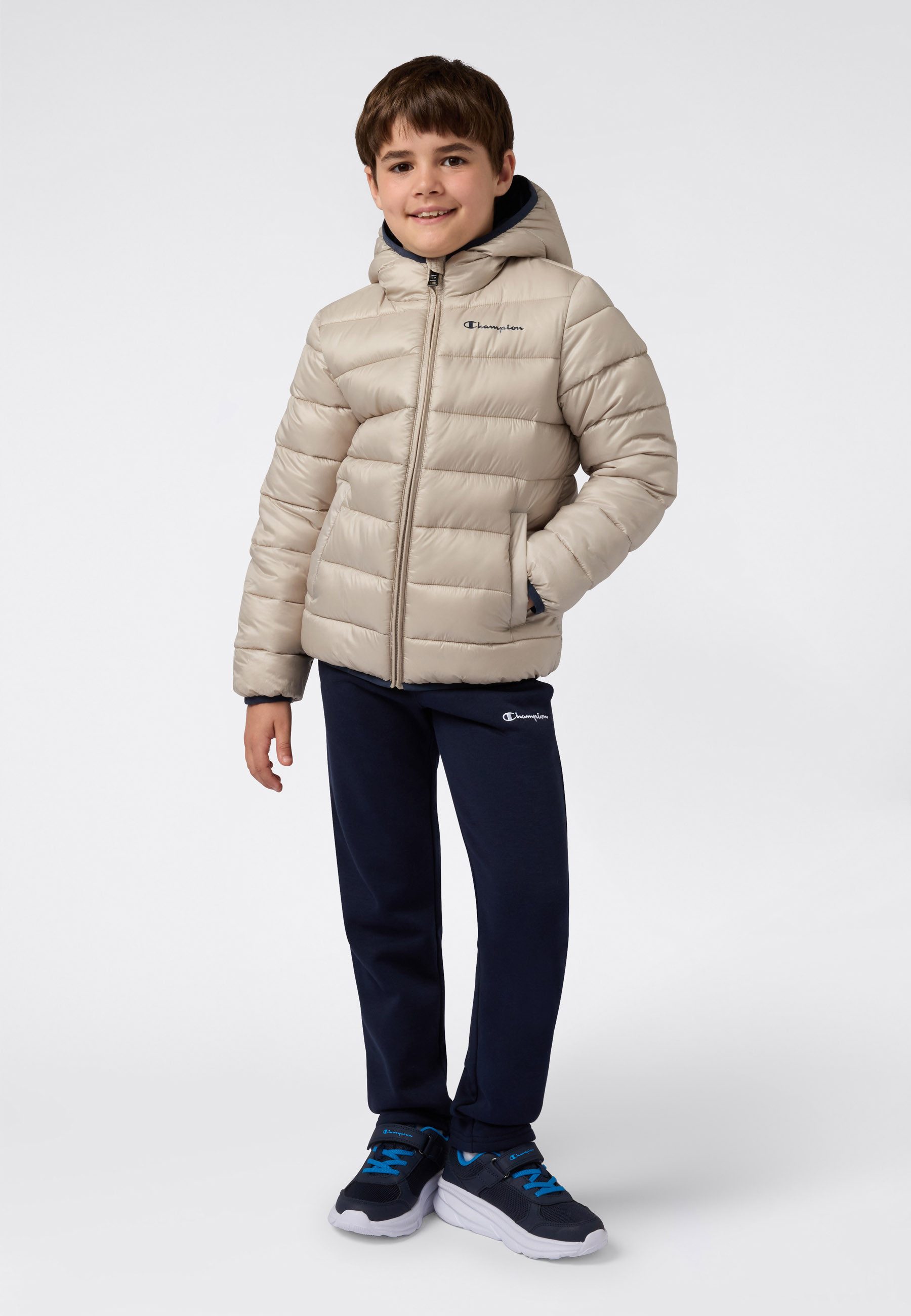 Champion Steppjacke SPORTWEAR JACKET Standard Fit mit verstellbarer Kapuze, praktische Taschen