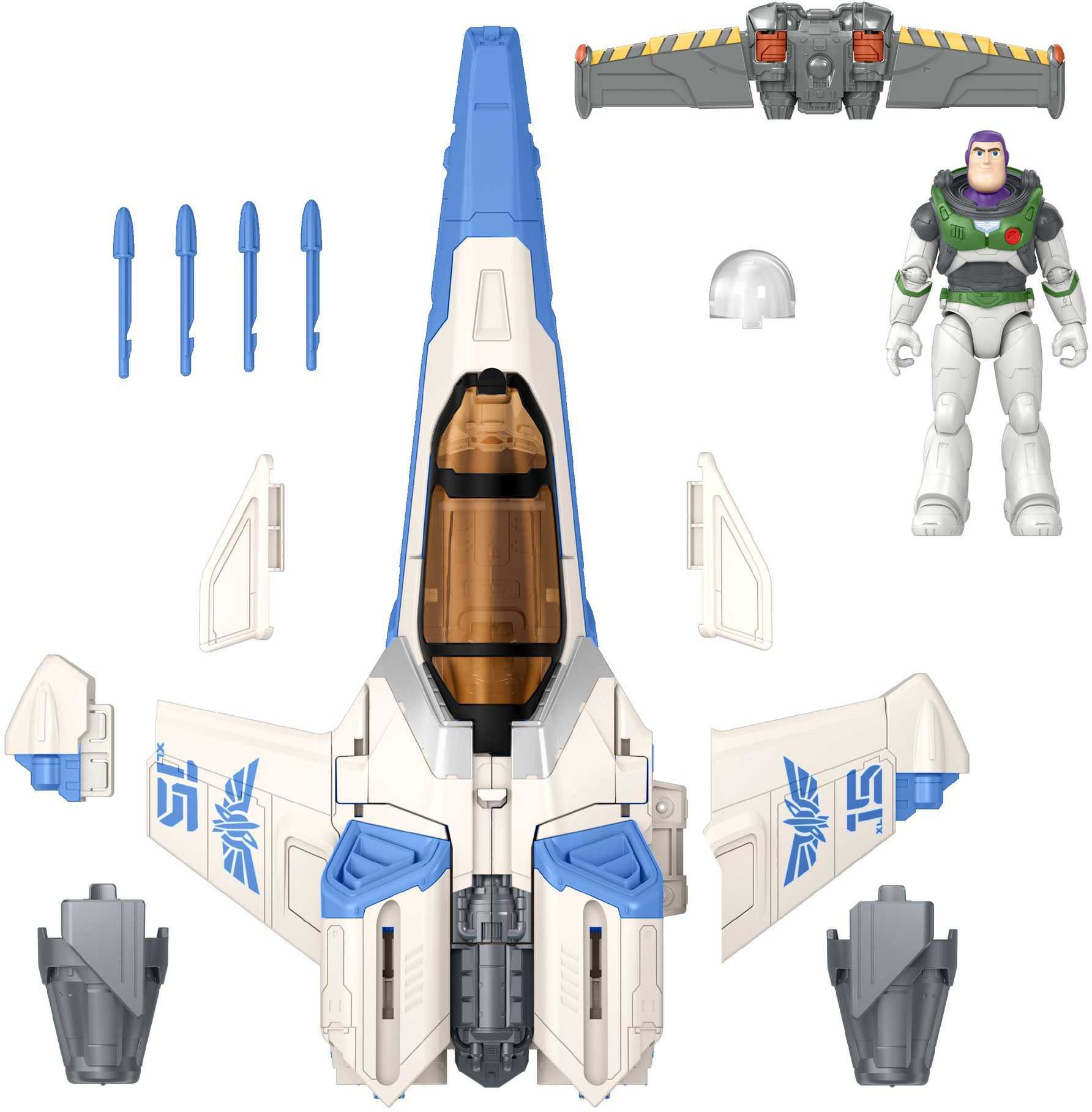 cm langes und Battle Mattel® Blast Raumschiff und 50 XL-15, Pixar Disney Spielzeug-Flugrakete Lightyear