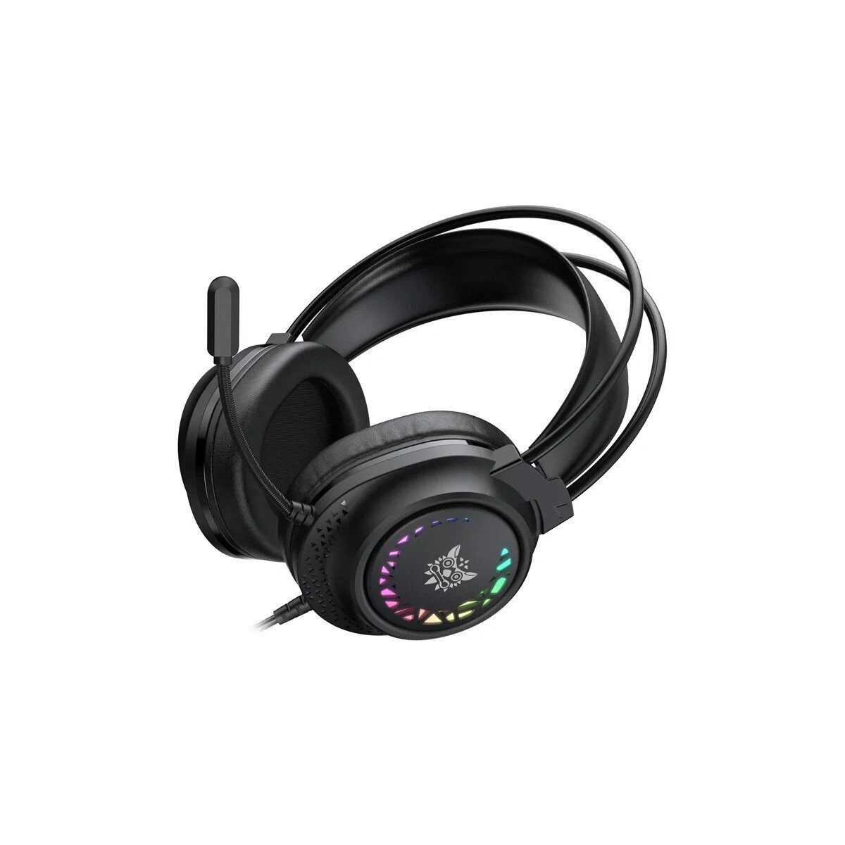 ONIKUMA ONIKUMA X92 Gaming Headset Schwarz RGB On-Ear-Kopfhörer