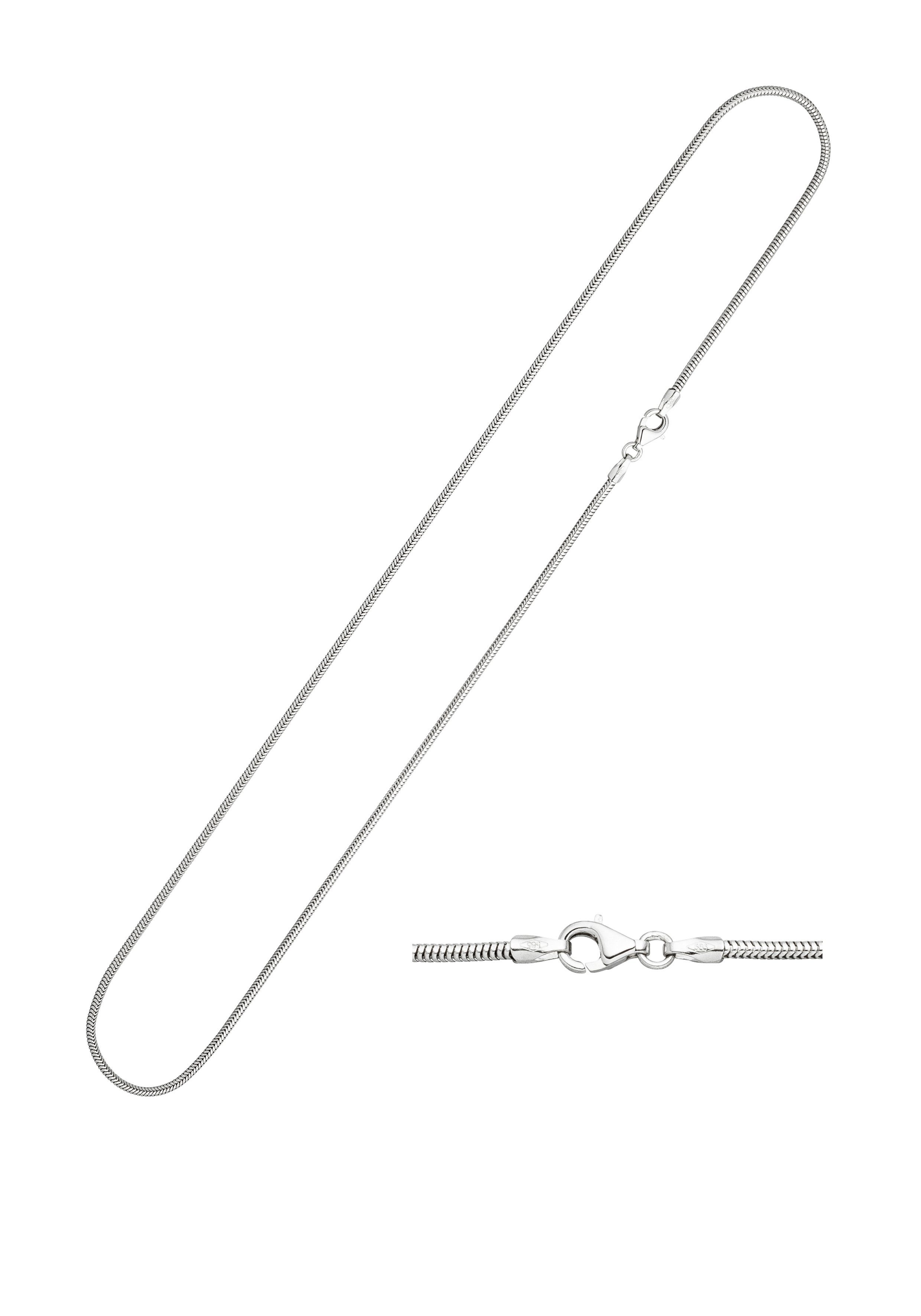 JOBO Goldkette Schlangen-Kette, 585 Wei�...