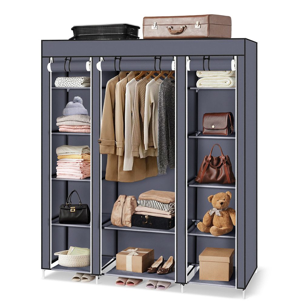Bellavio Kleiderschrank Stoffschrank 12 Ablagen (1-St., günstig online kaufen