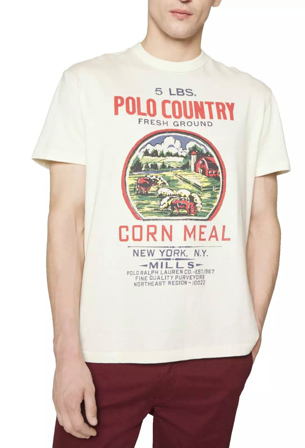 Polo Ralph Lauren T-Shirt Vintage Polo Country-inspiriertes Grafikdesign Verbindet Vintage-Charme mit zeitlosem Stil