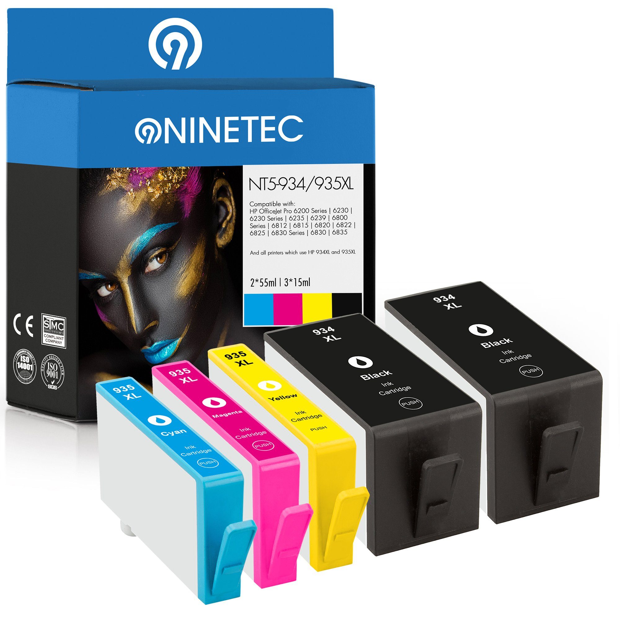 NINETEC ersetzt HP 934XL 935XL 934 XL 935 XL Tintenpatrone