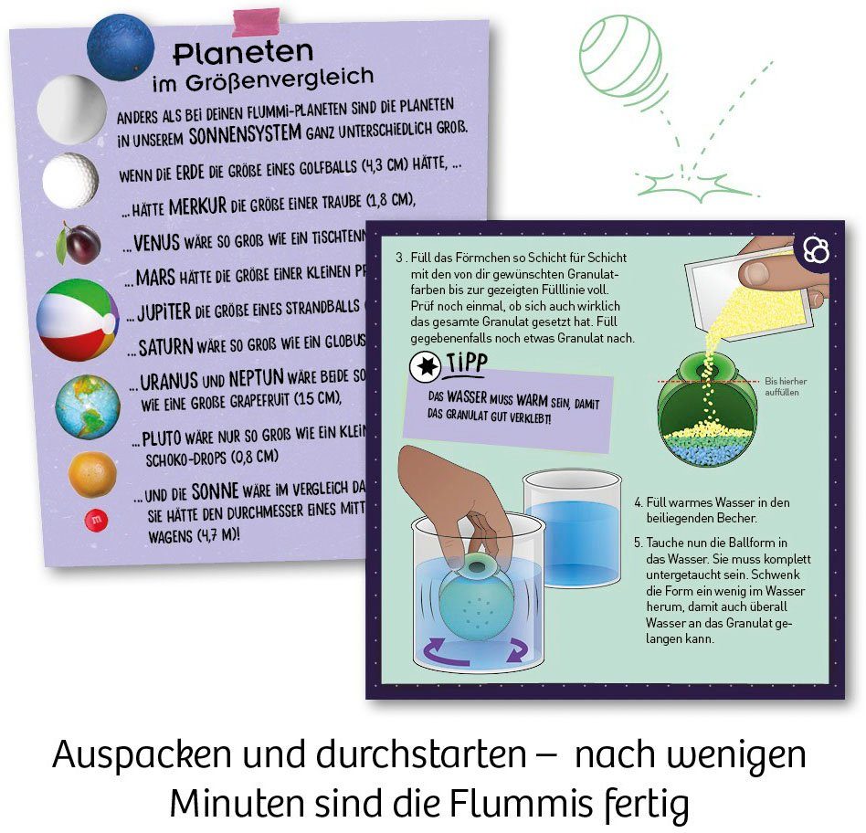 Kosmos Experimentierkasten Flummi-Planeten
