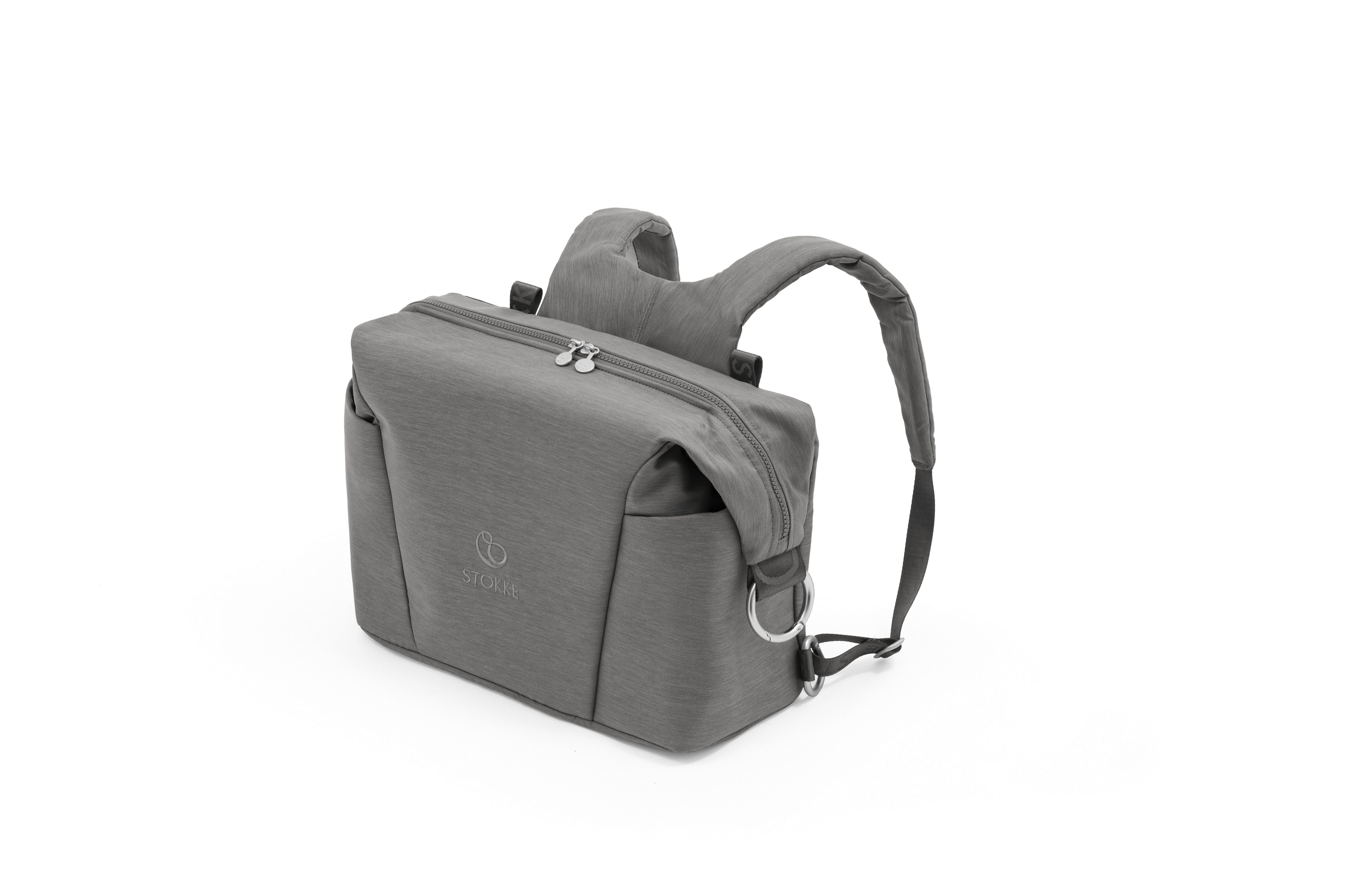Stokke Wickeltasche Tasche mit zwei Trageoptionen - auch passend für den Xplory X Modern Grey
