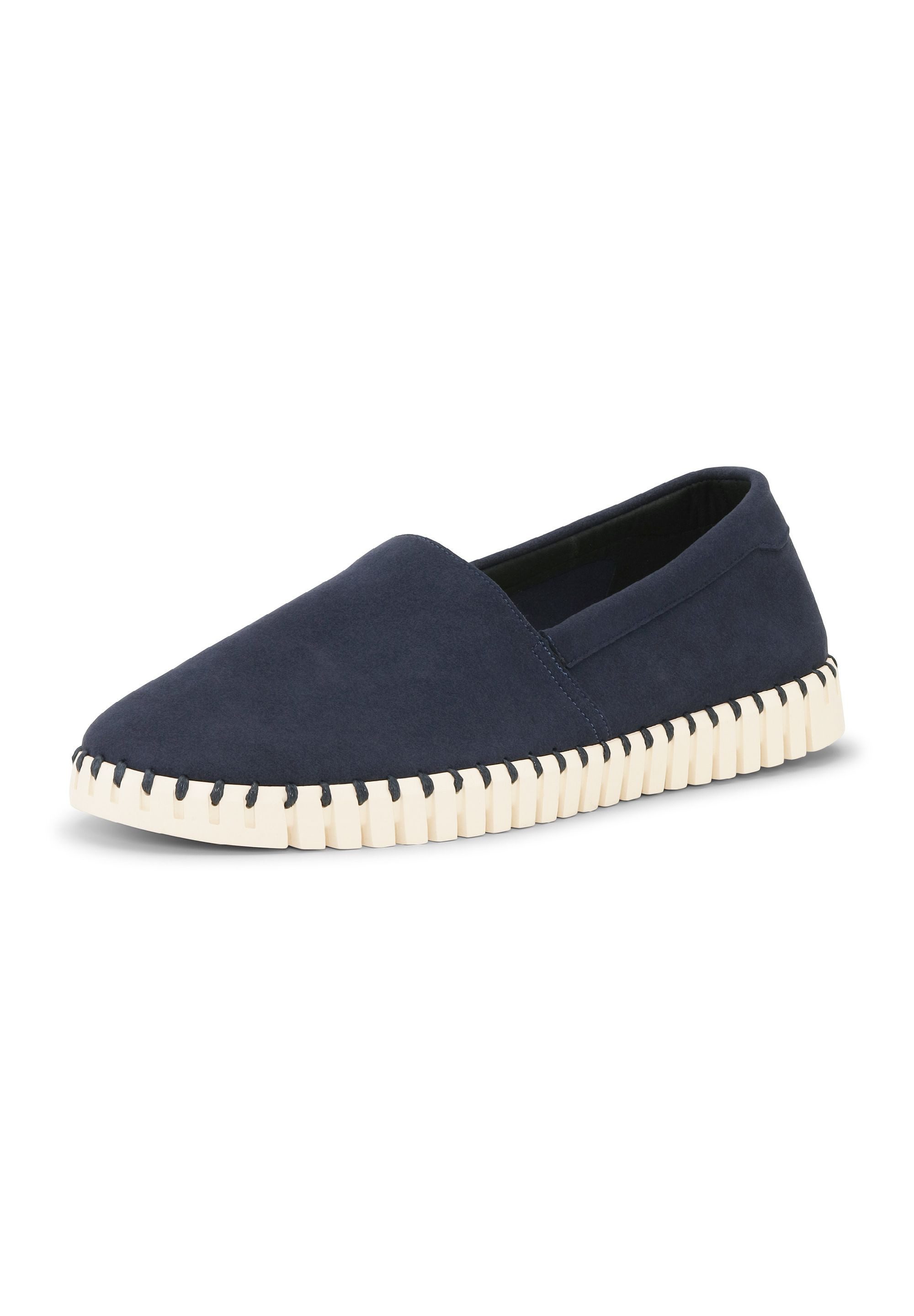 Ilse Jacobsen TULIP3482MEN Slipper Naturkautschukplateausohle, Mikrofaser, gepolstert, stützend, leicht