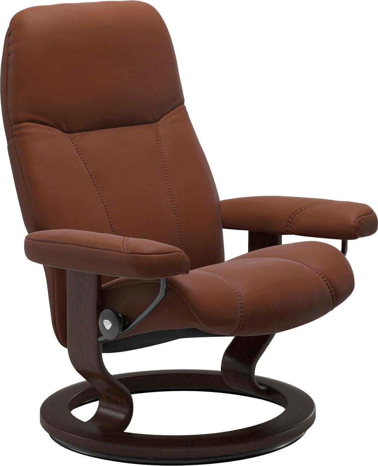 Stressless® Relaxsessel Consul, Größe mit Gestell Braun Classic Base, L