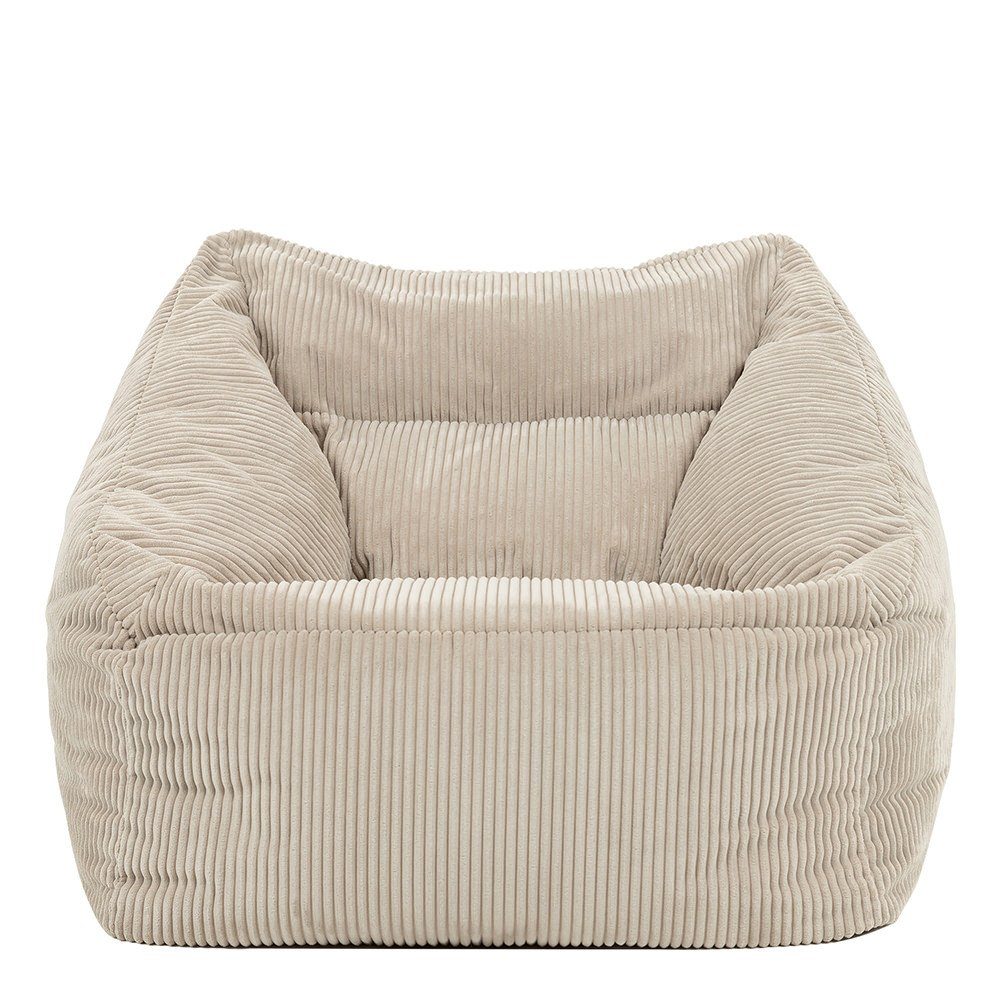 Sitzsack icon Sitzsack Cord aus Sessel beige „Morgan“ Riesen