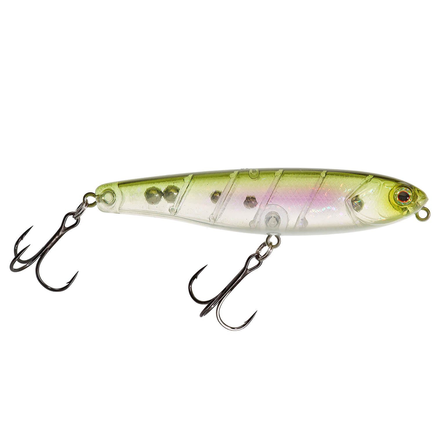 Illex Kunstköder Illex Bonnie 107 Wobbler 17,5g schwimmend, (1-St) HL Ghost Smelt