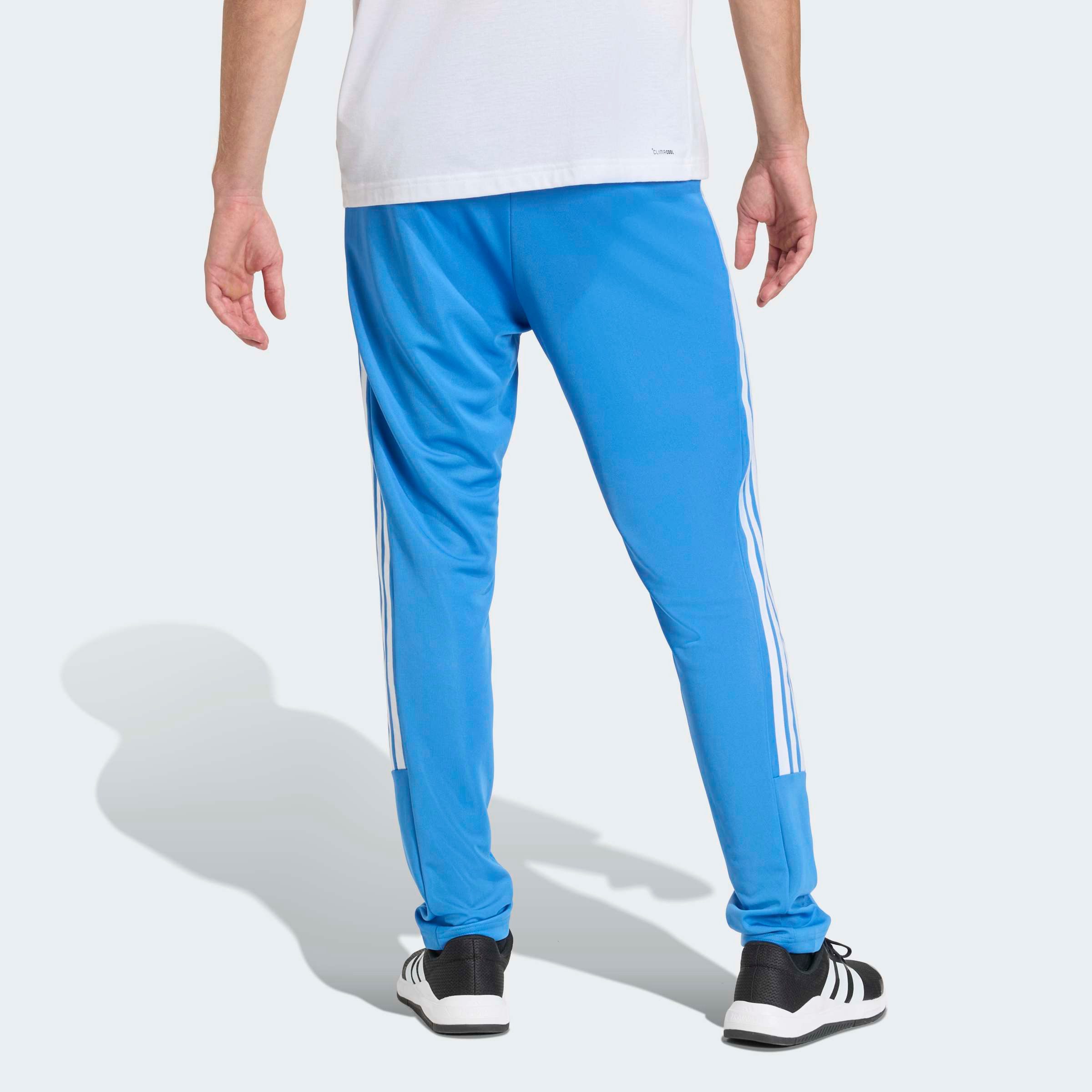 adidas Performance Sporthose WORKOUT ESSENTIALS ALL-SET 3-STREIFEN, GEWIRKTES MATERIAL (2-tlg) Trainingshose, Climacool, reguläre Passform