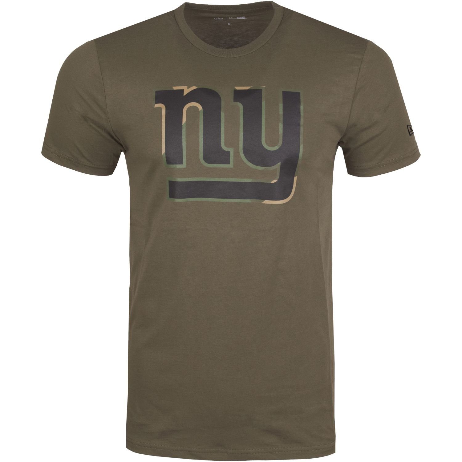 New Logo York Print-Shirt Era Team Giants oliv New NFL