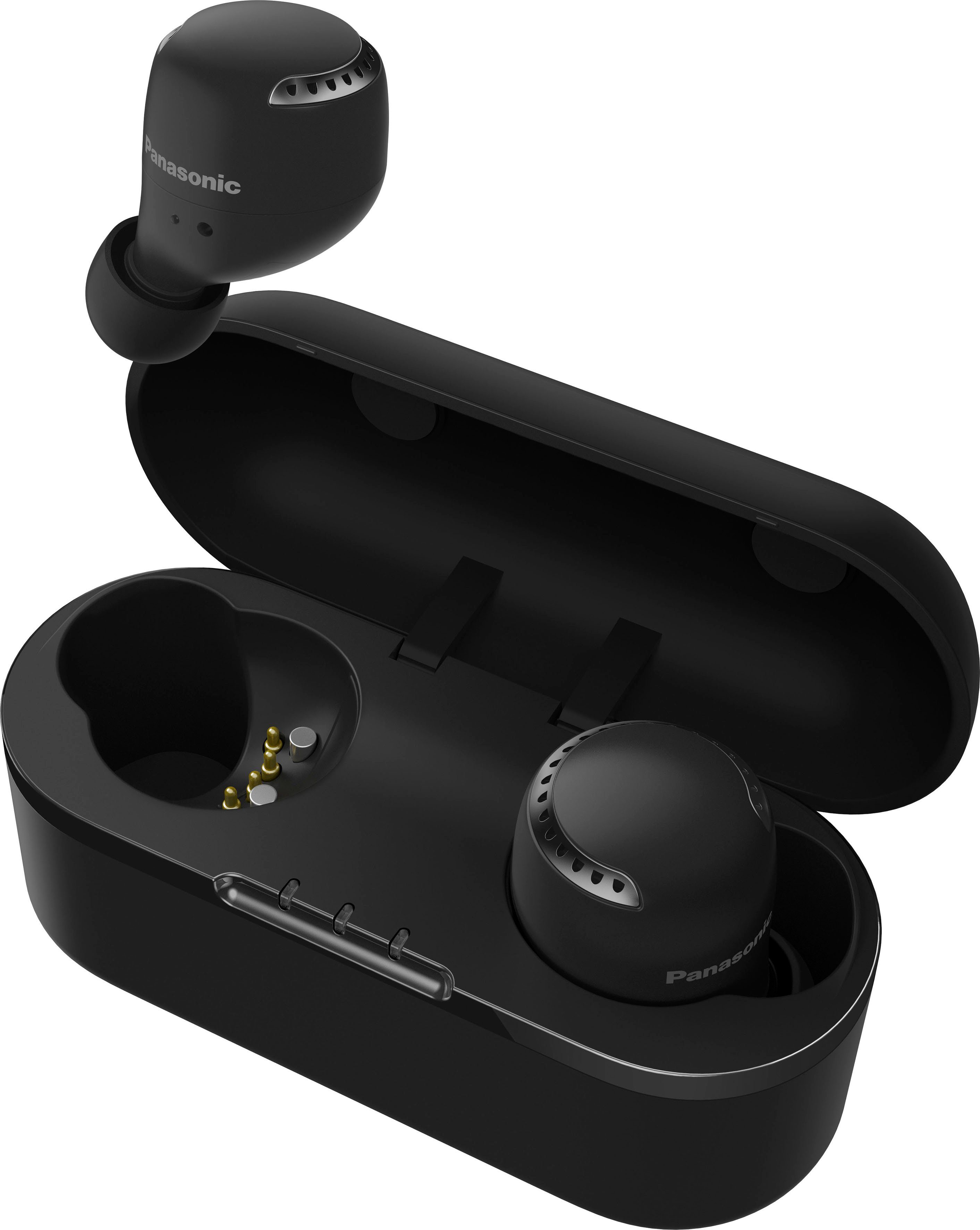 Panasonic Bluetooth) True (Noise-Cancelling, Wireless, schwarz RZ-S500WE In-Ear-Kopfhörer Sprachsteuerung, wireless