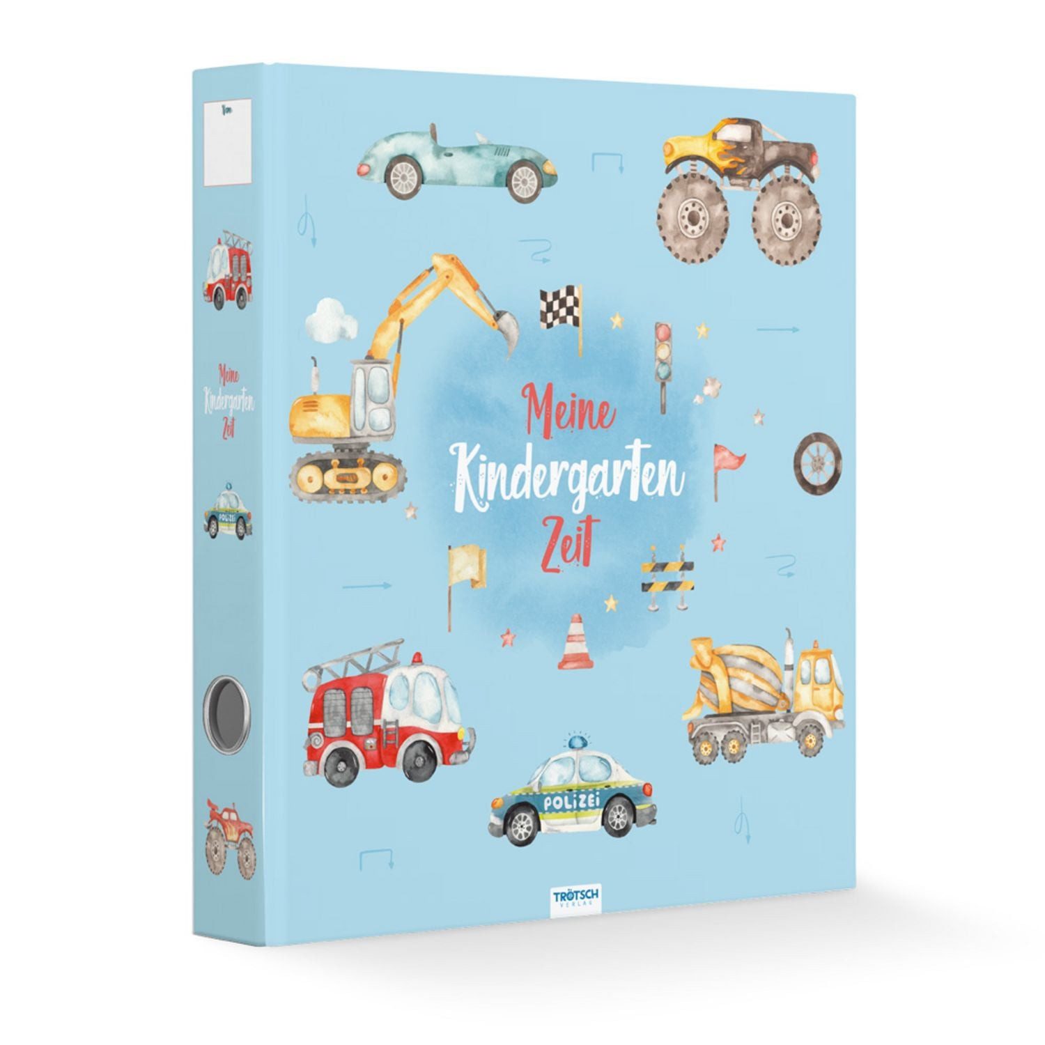 Trötsch Verlag Schulheft Trötsch Ordner Kindergarten Fahrzeuge Sammelordner Hefter A4 Motivordn