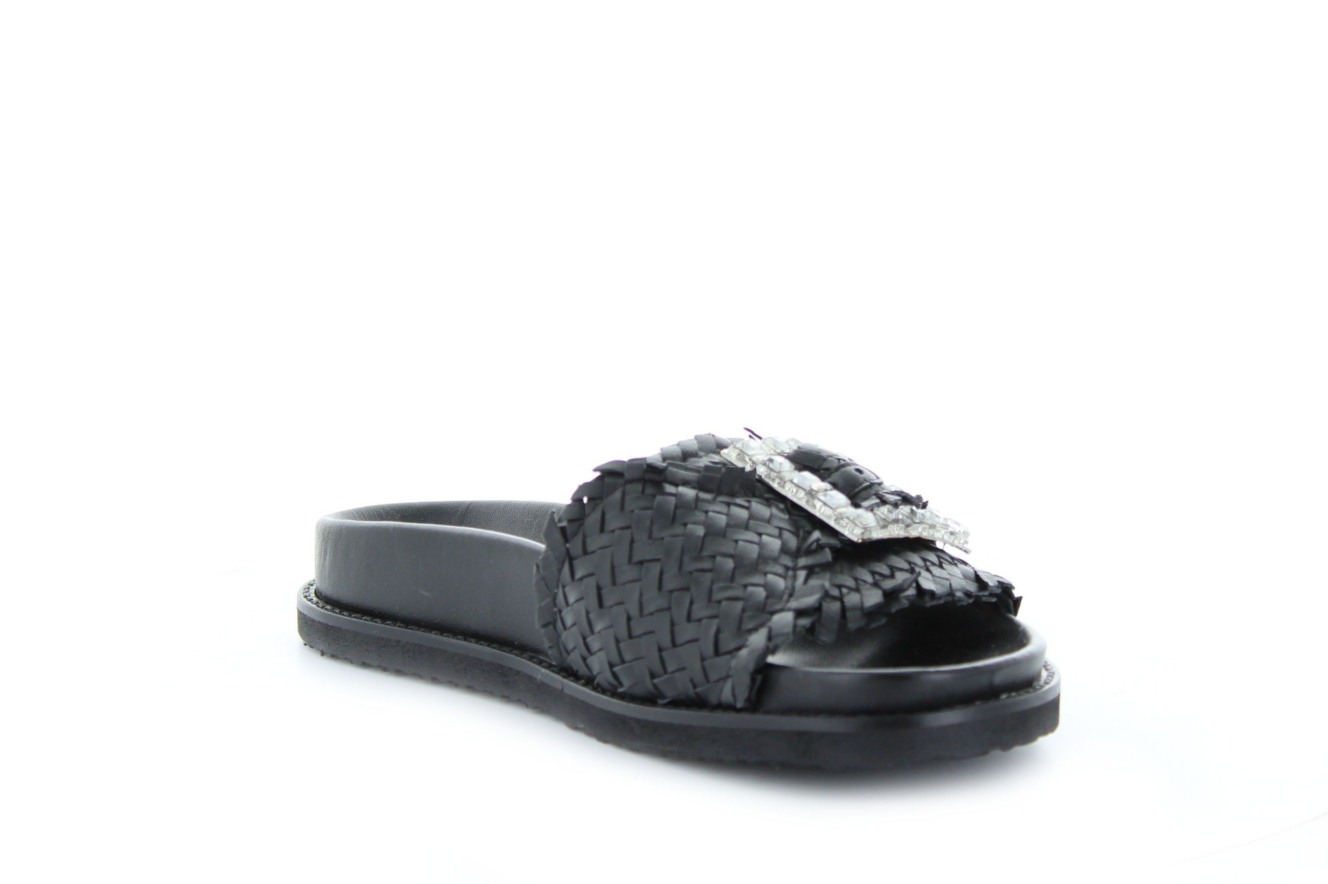 Passform Pantolette Bequeme schwarz INUOVO