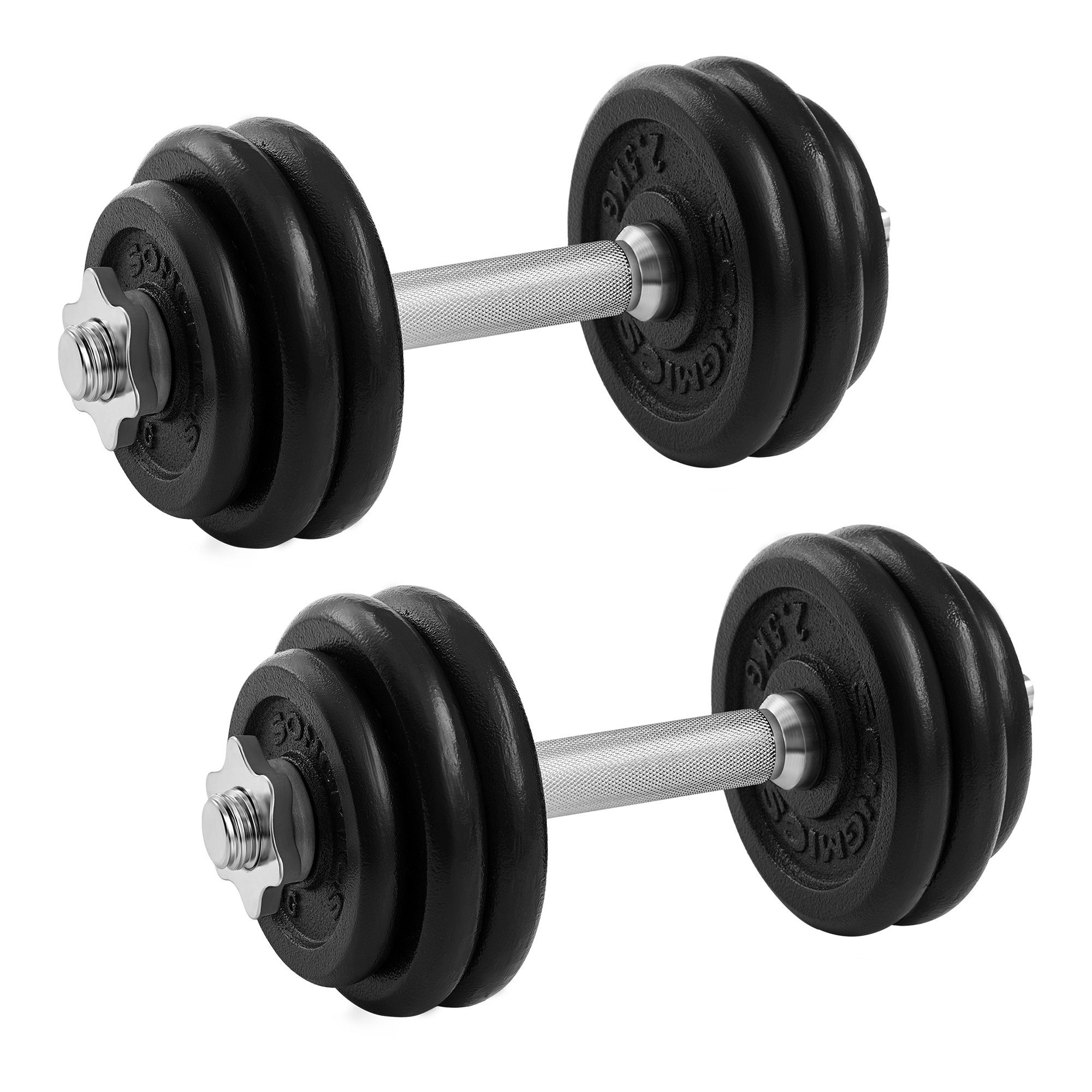 SONGMICS Kurzhantel Hanteln, Hantelset aus Gusseisen, verstellbar 20-40kg, für Workout, Fitnesstraining, Gewichtheben für Zuhause, Fitnessstudio