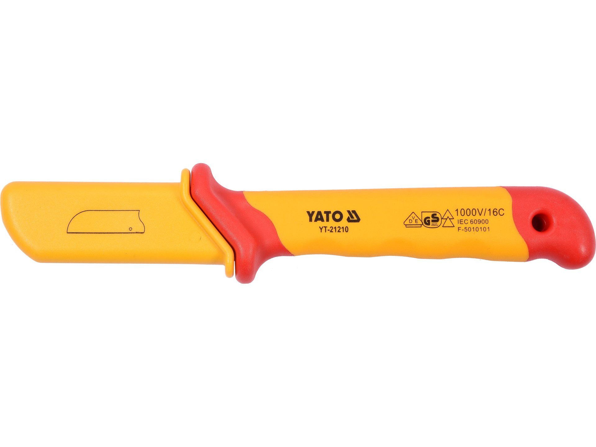 TRIZERATOP Cuttermesser VDE-isoliertes Elektrikermesser 50x180 mm, (VDE-isoliertes Elektrikermesser 50x180 mm, VDE-isoliertes Elektrikermesser 50x180 mm), Qualitätswerkzeug