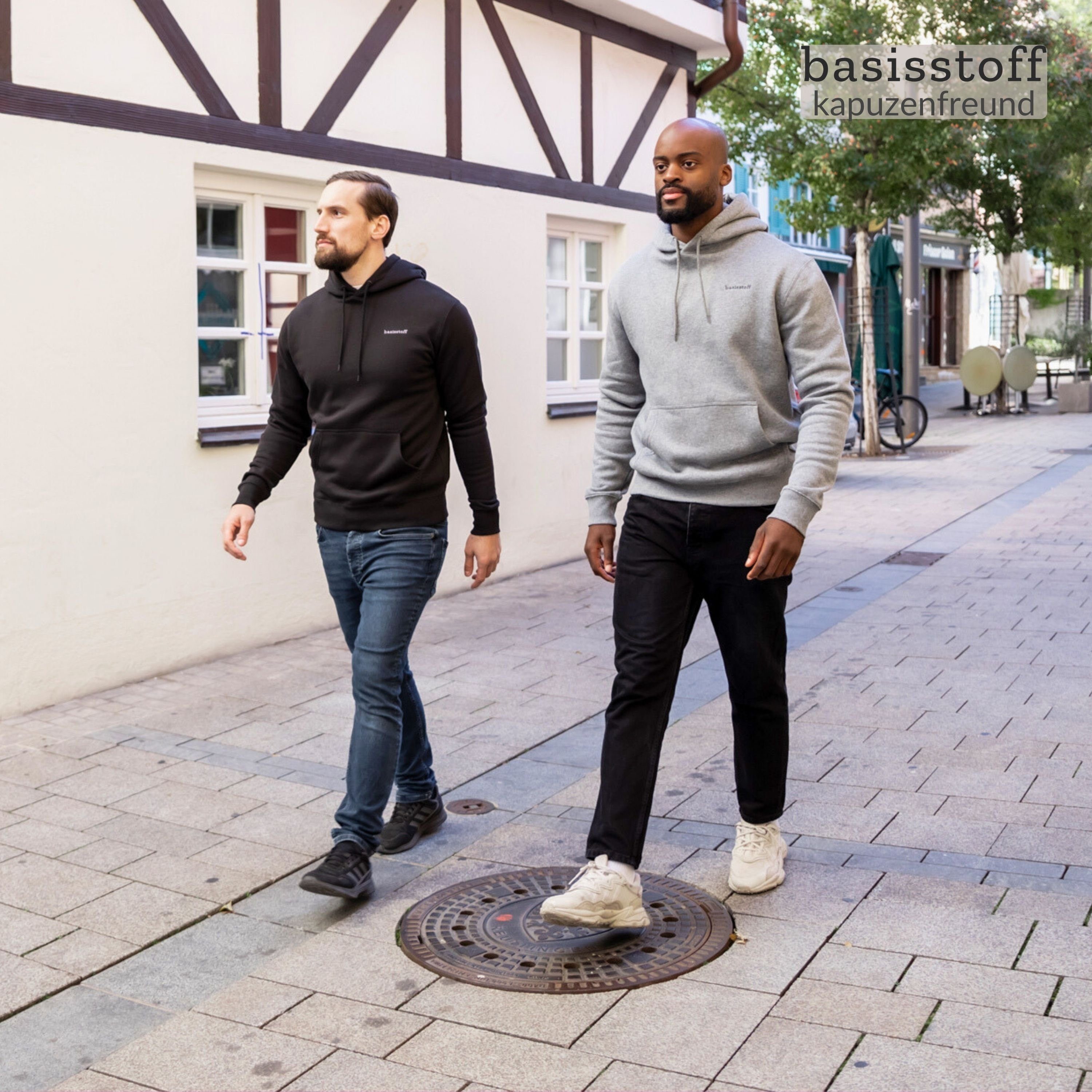 Basisstoff Kapuzenpullover Kapuzenfreund Herren Pullover Hoody Sweatshirt Baumwolle