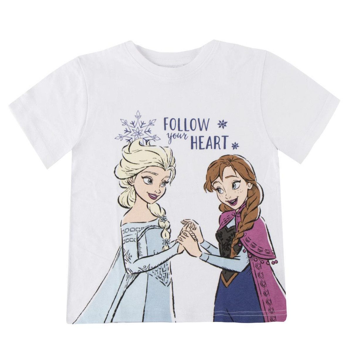 Disney Frozen T-Shirt Kurzarmshirt Kinder Baumwollshirt Freizeit Sommer Kleidung