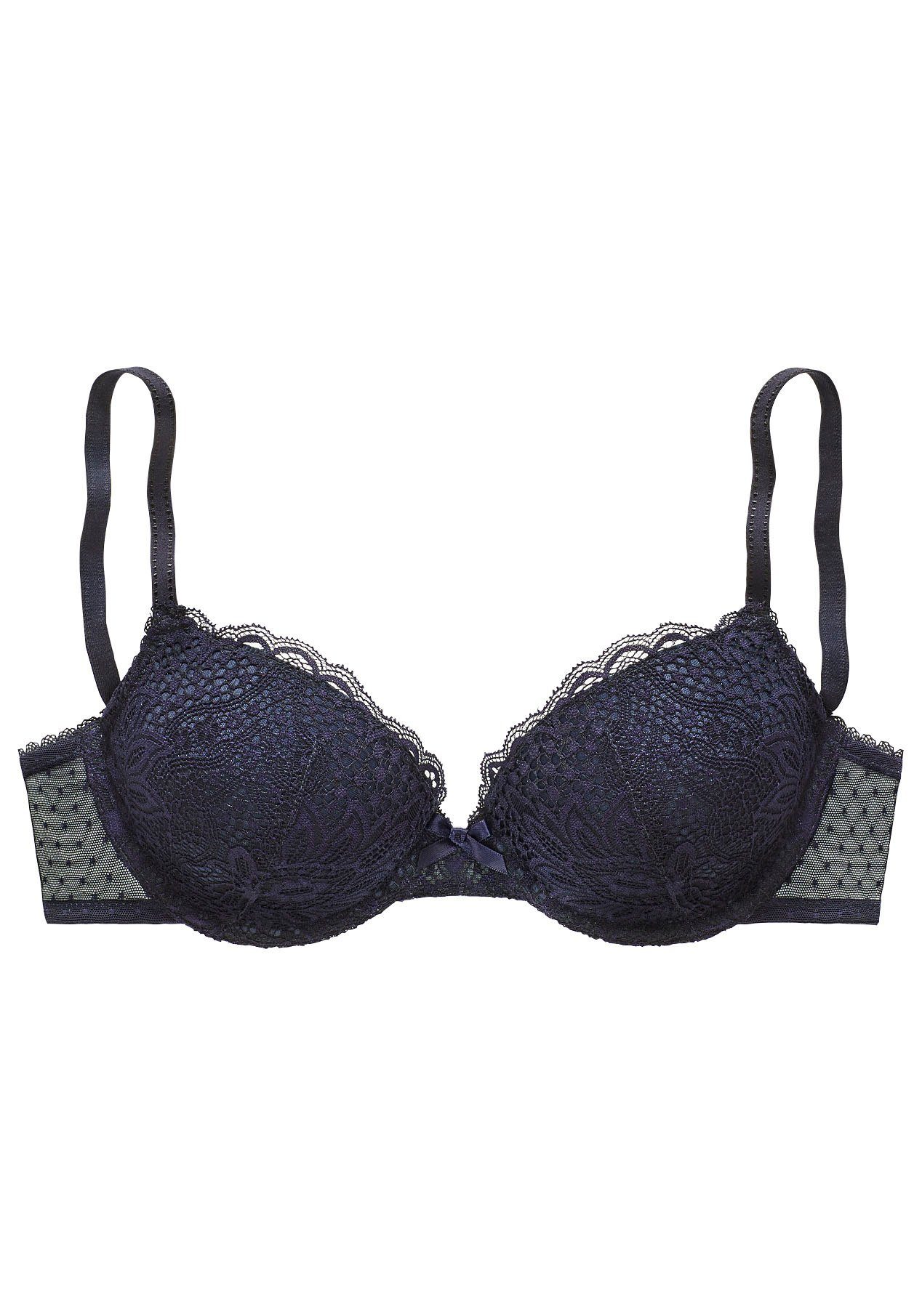 Vivance by Lascana Push-up-BH rundherum mit floraler Spitze, Dessous – Bild 2 von 5
