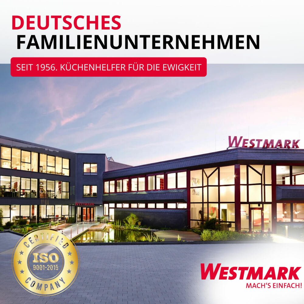 WESTMARK Abkühlgitter 2 Stk, Doppelfunktion, Kuchenkühler/Torteneinteiler, 32 cm, Made in Germany, spülmaschinengeeignet, BPA-frei
