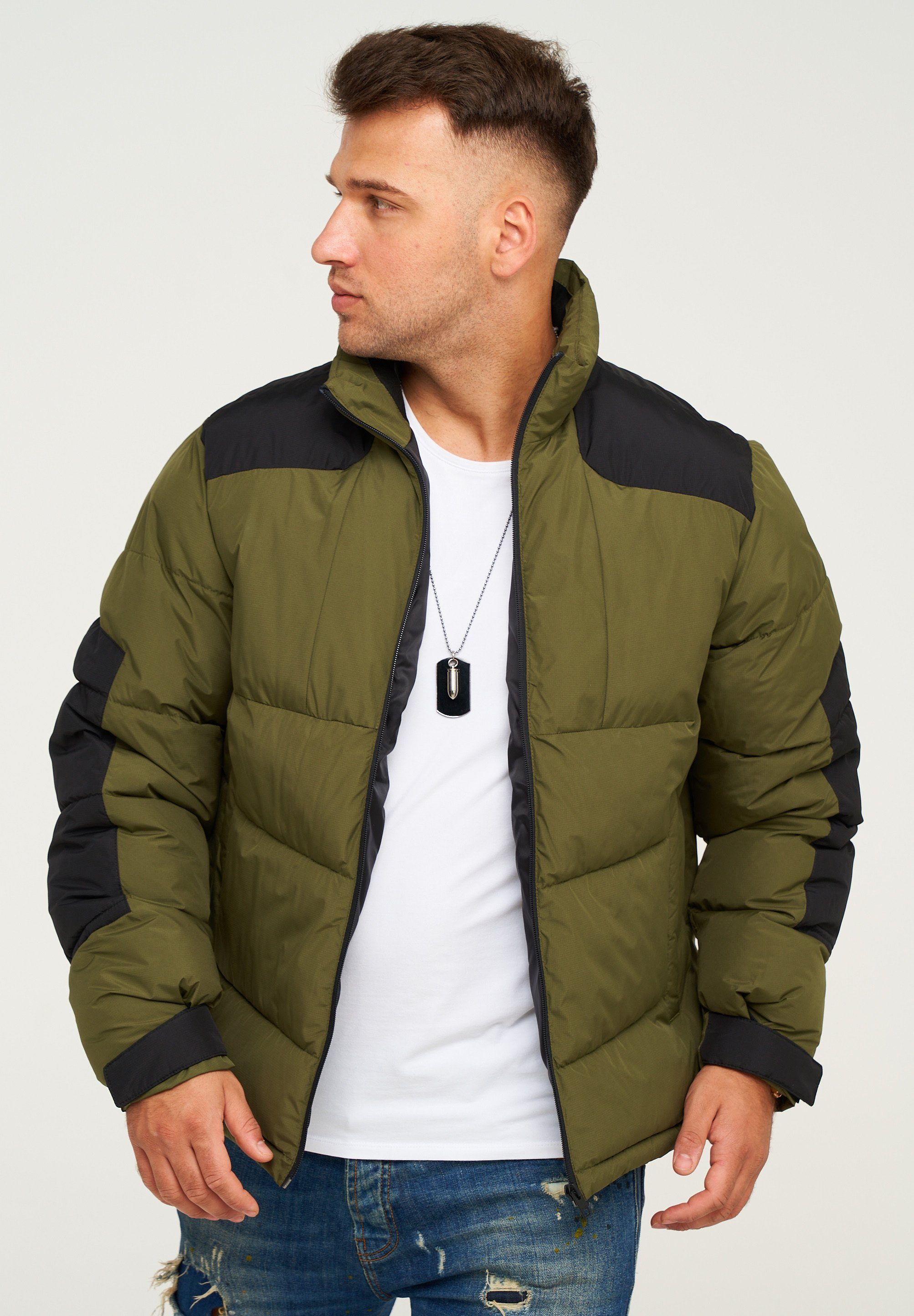 & VOTIS Winterjacke Night PUFFER Jack Olive Jones